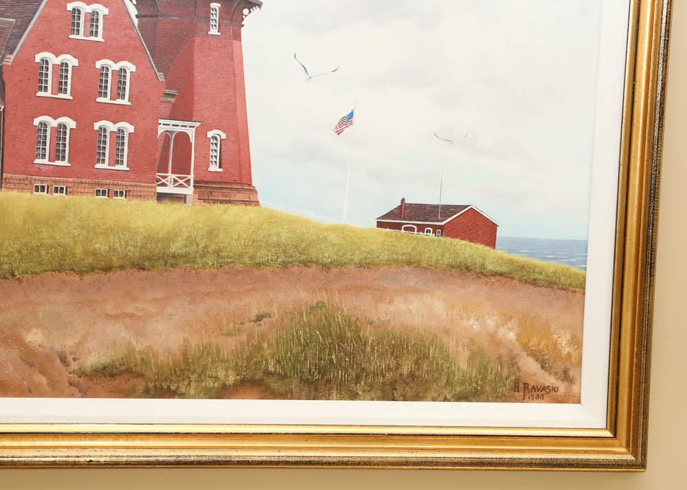 R. Ravasio Original 1988 Tempera on Board