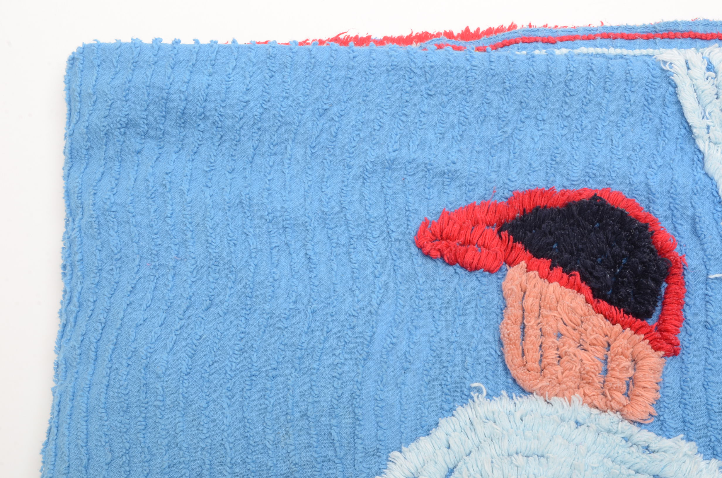 1950s Rib-Chenille Baseball Theme Bedsread