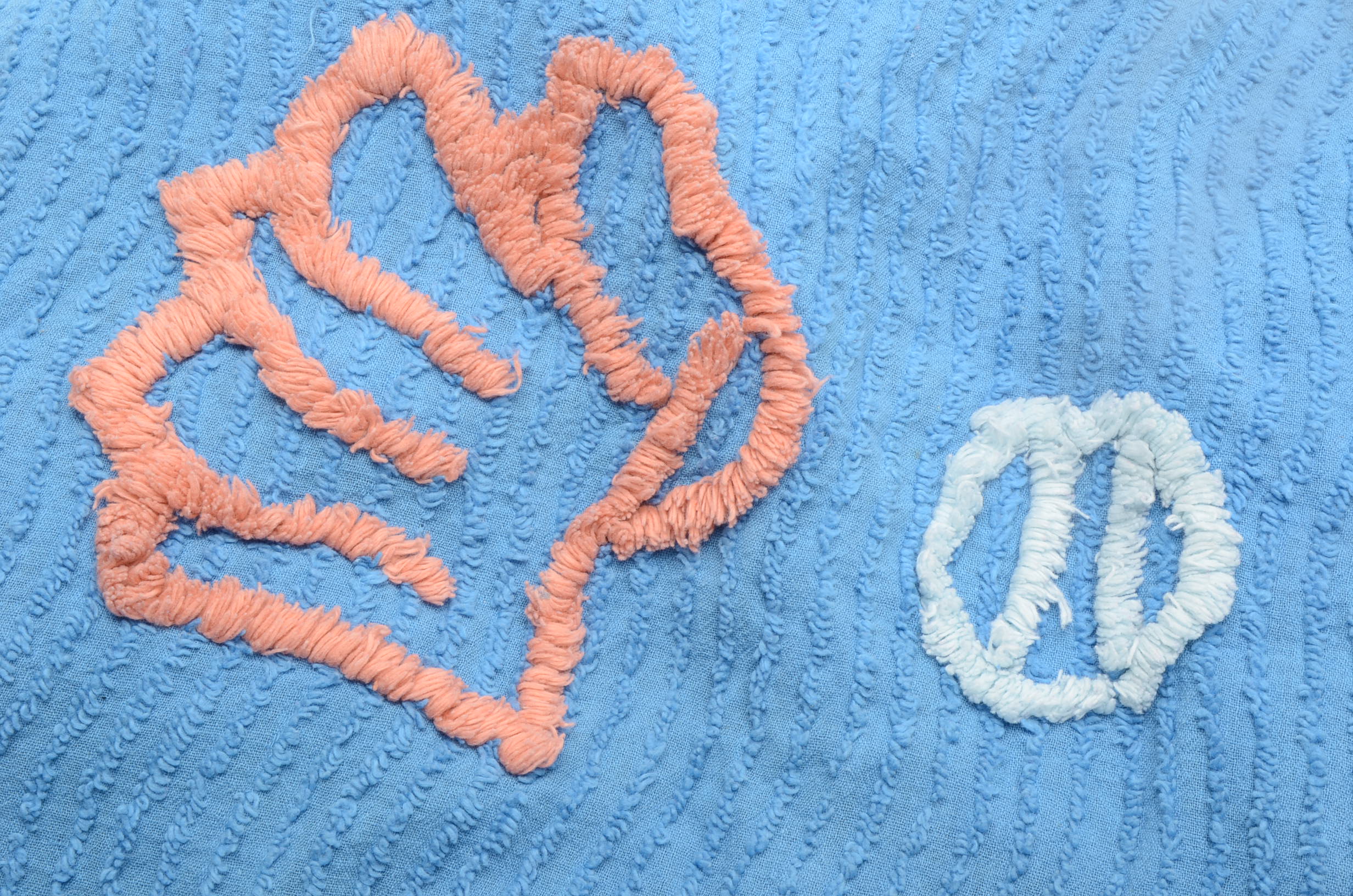 1950s Rib-Chenille Baseball Theme Bedsread