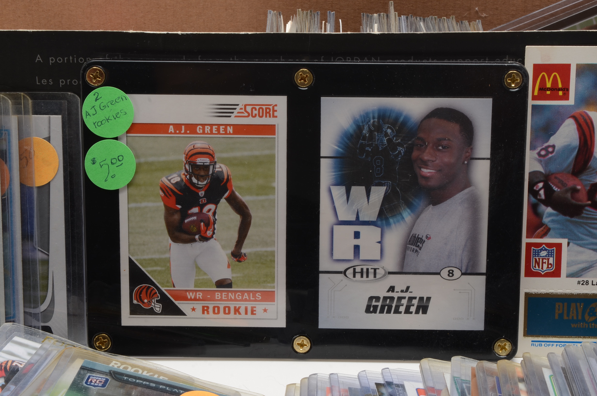 Hundreds Of Cincinnati Bengals Football Cards 1980s-2000s