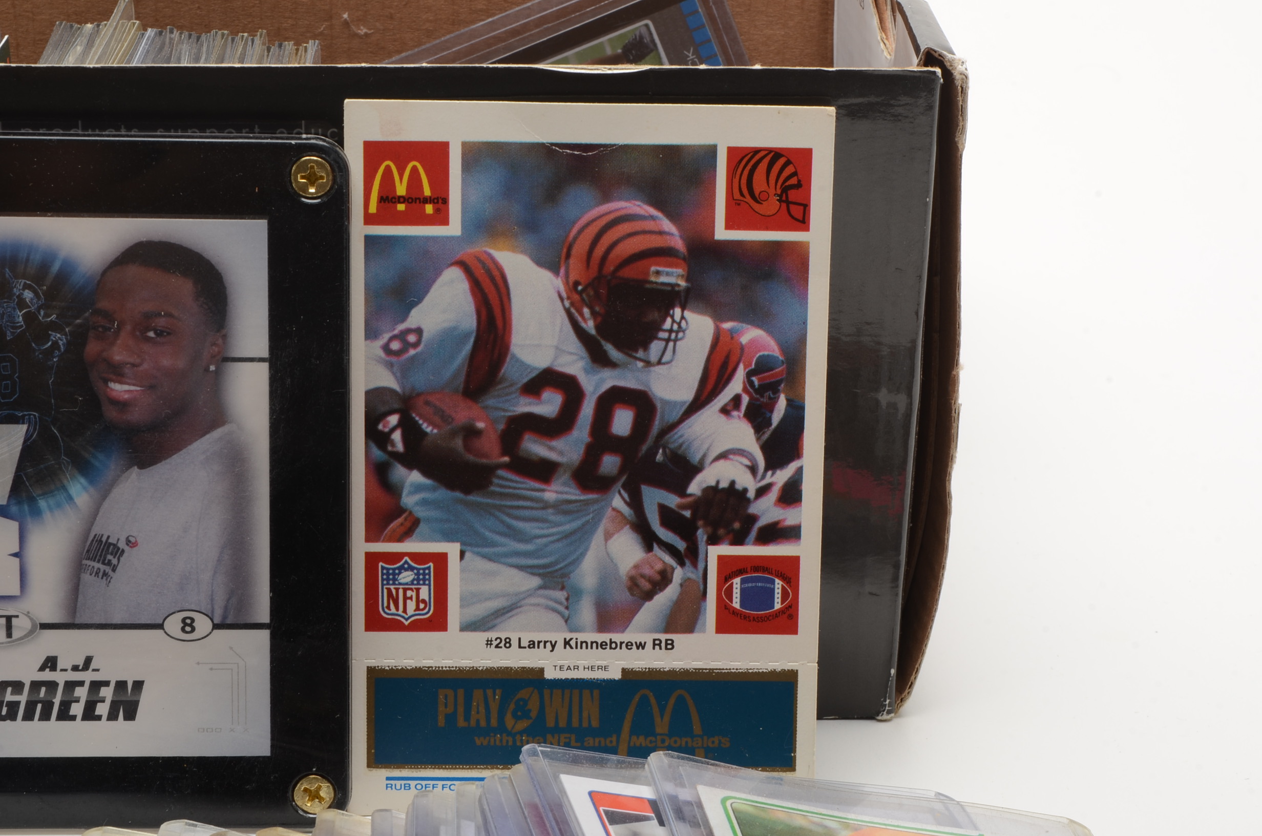 Hundreds Of Cincinnati Bengals Football Cards 1980s-2000s