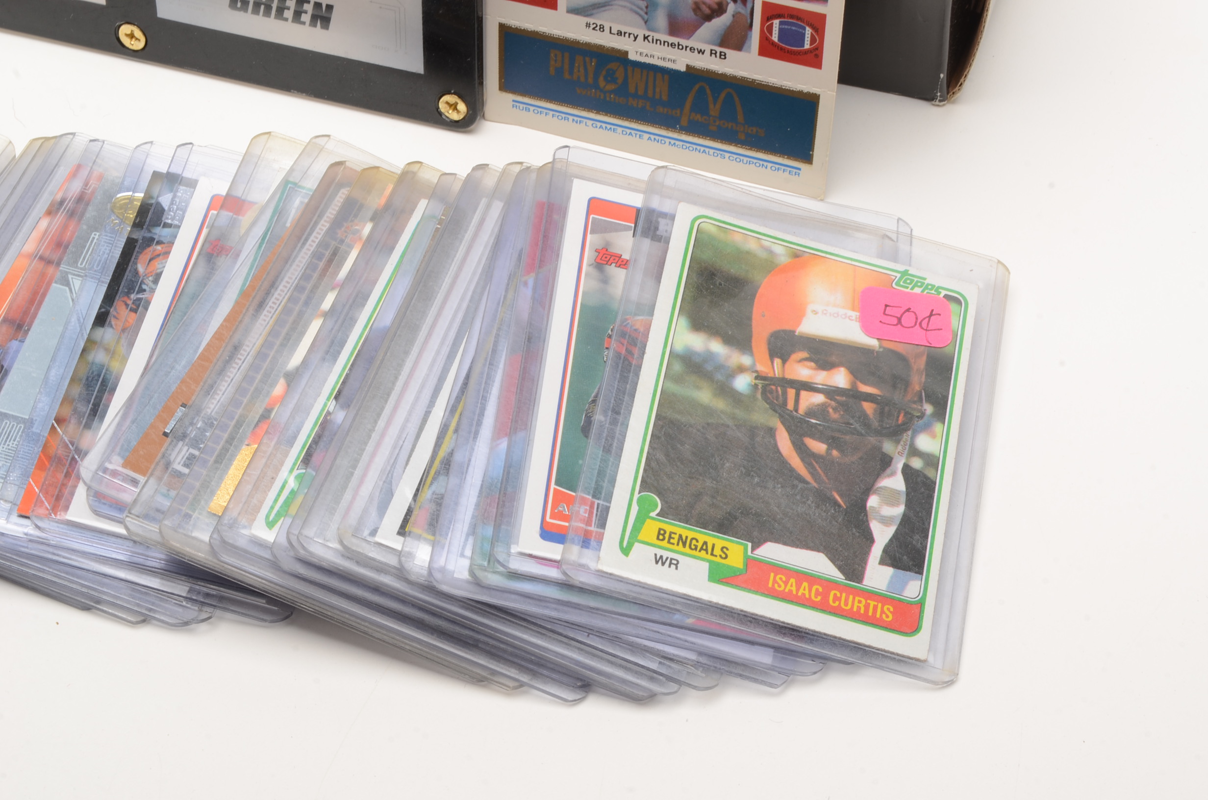 Hundreds Of Cincinnati Bengals Football Cards 1980s-2000s