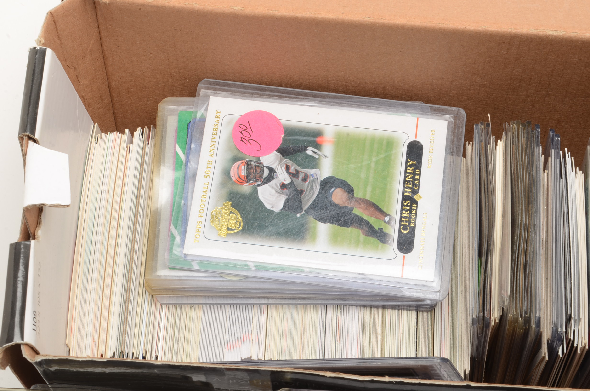 Hundreds Of Cincinnati Bengals Football Cards 1980s-2000s