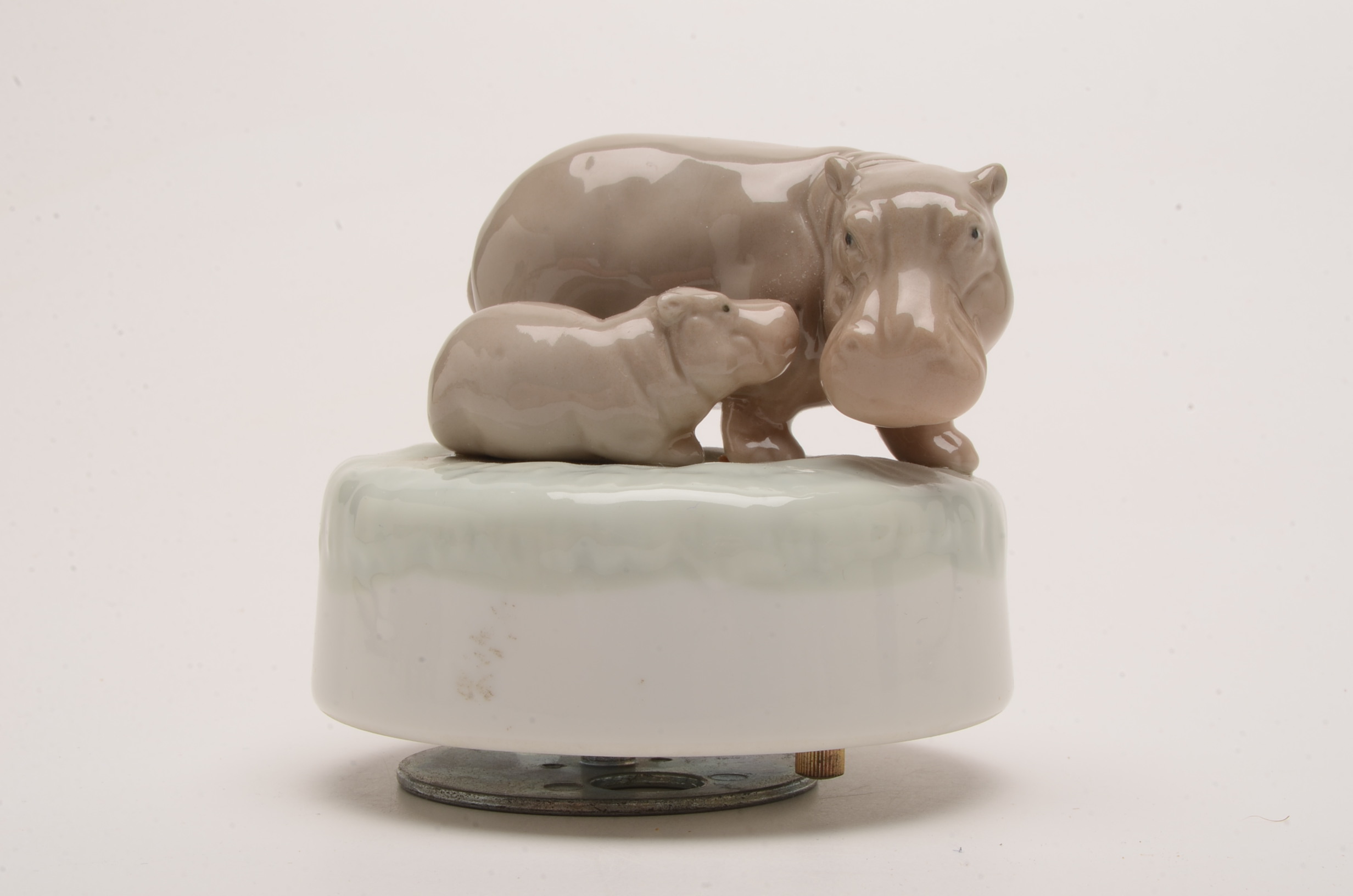 Assorted Hippopotamus Figurines, Including Goebel