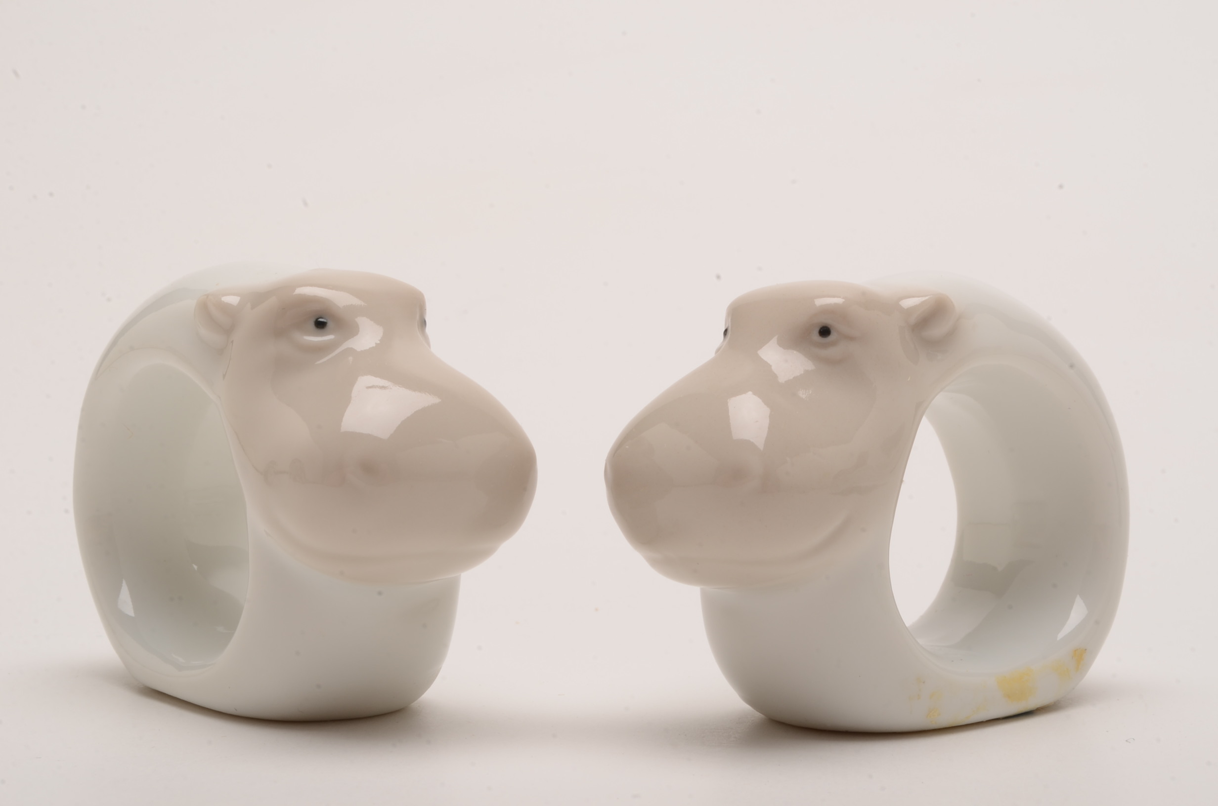 Assorted Hippopotamus Figurines, Including Goebel