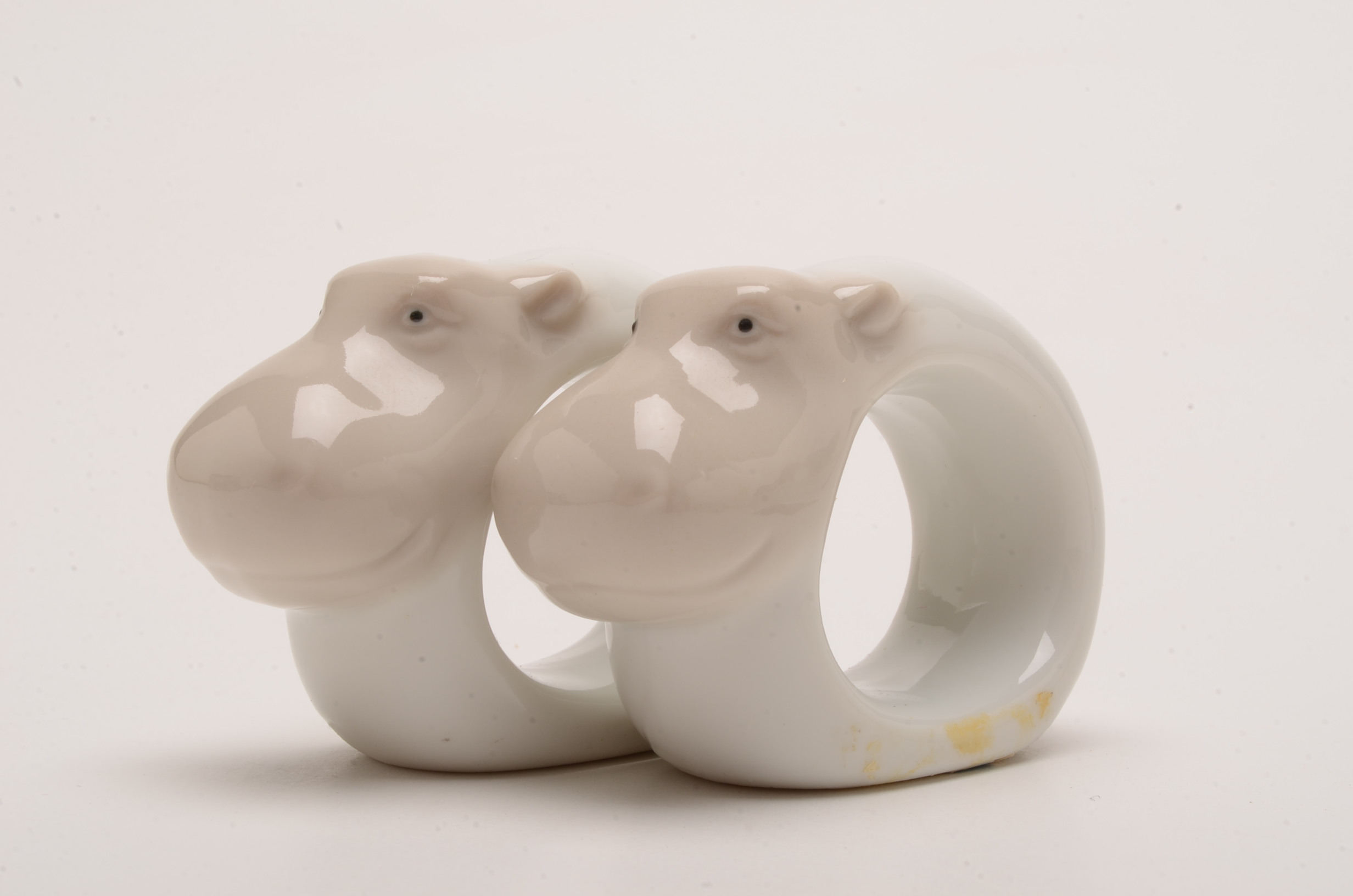 Assorted Hippopotamus Figurines, Including Goebel