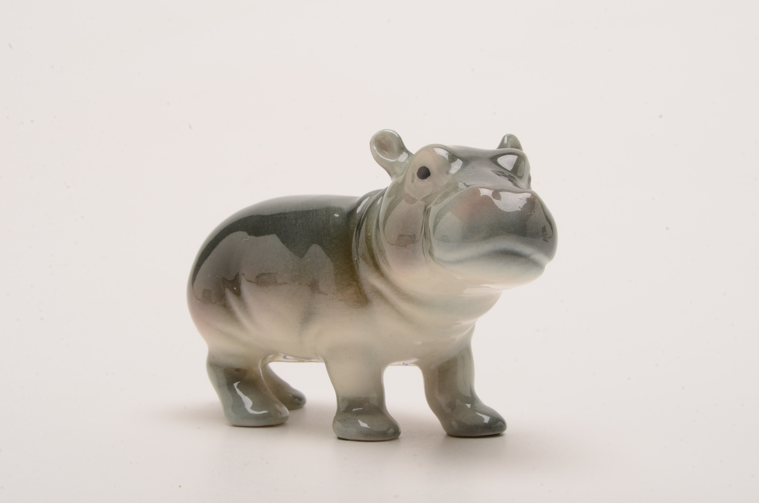 Assorted Hippopotamus Figurines, Including Goebel