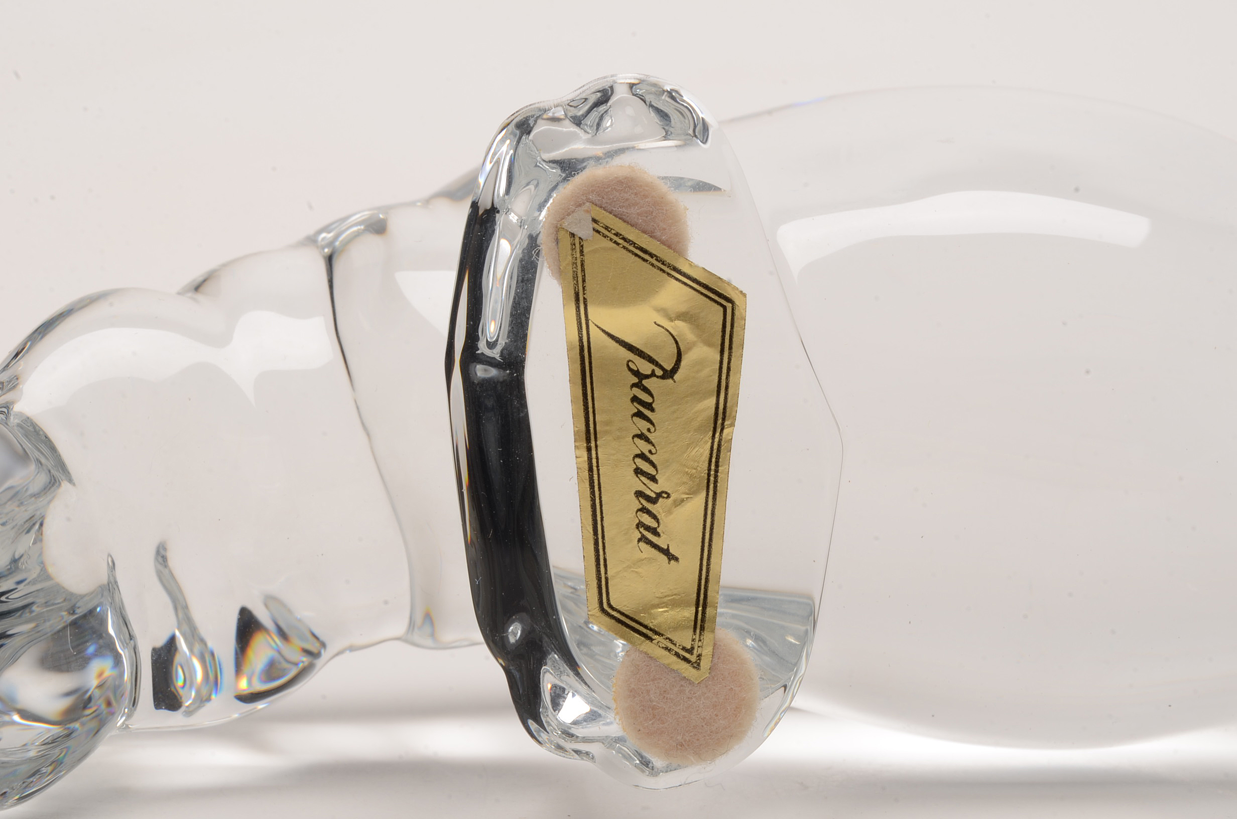 Crystal Hippopotamus Paperweights or Figurines, Including Baccarat