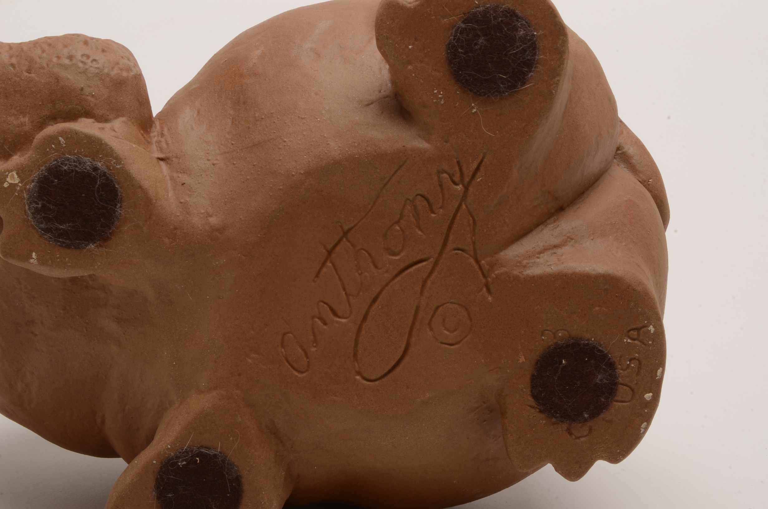 Assorted Hippopotamus Decor, Including Freeman McFarlin by Anthony Planter