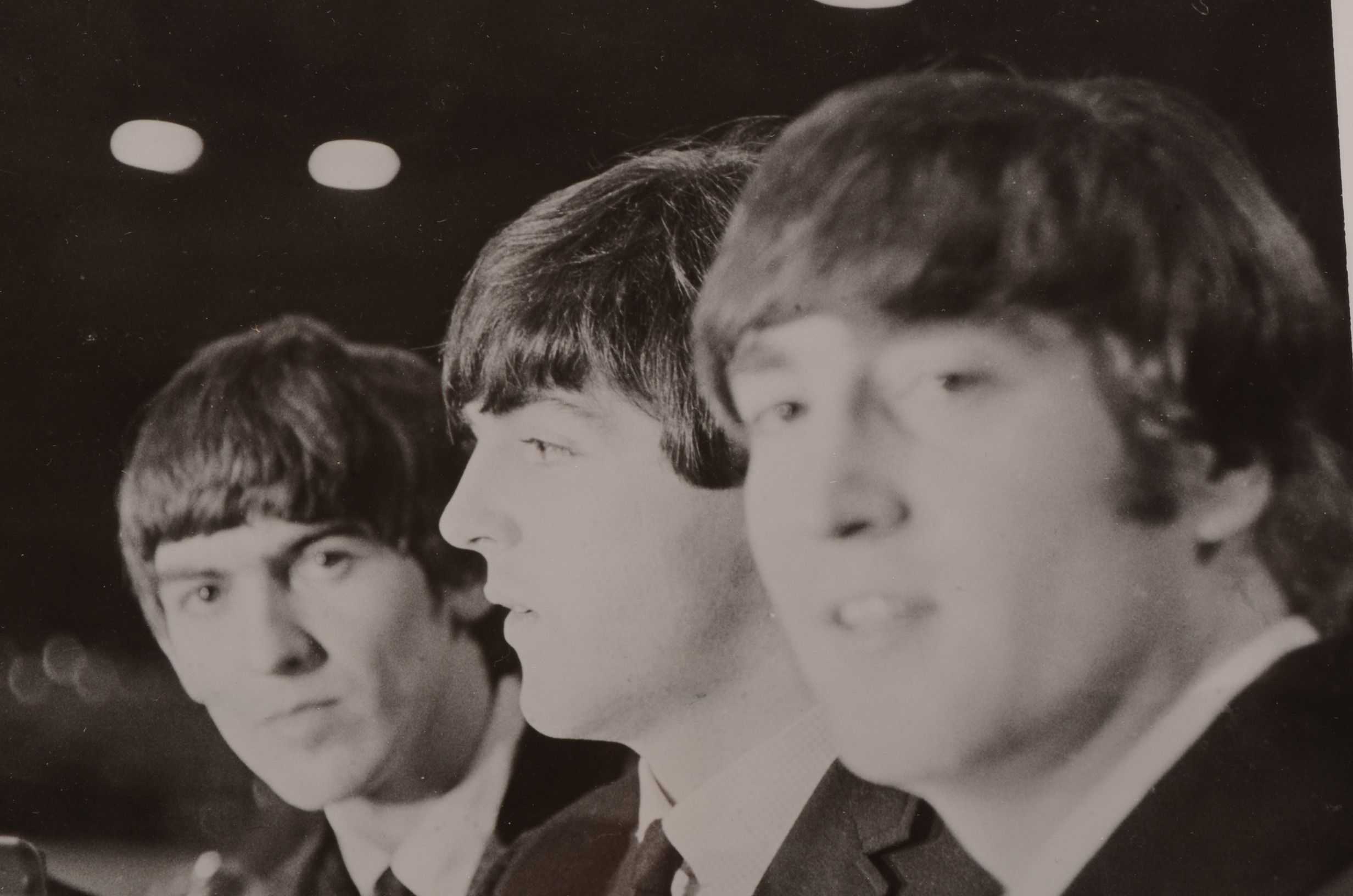 Contemporary Beatles Black and White Group Photo