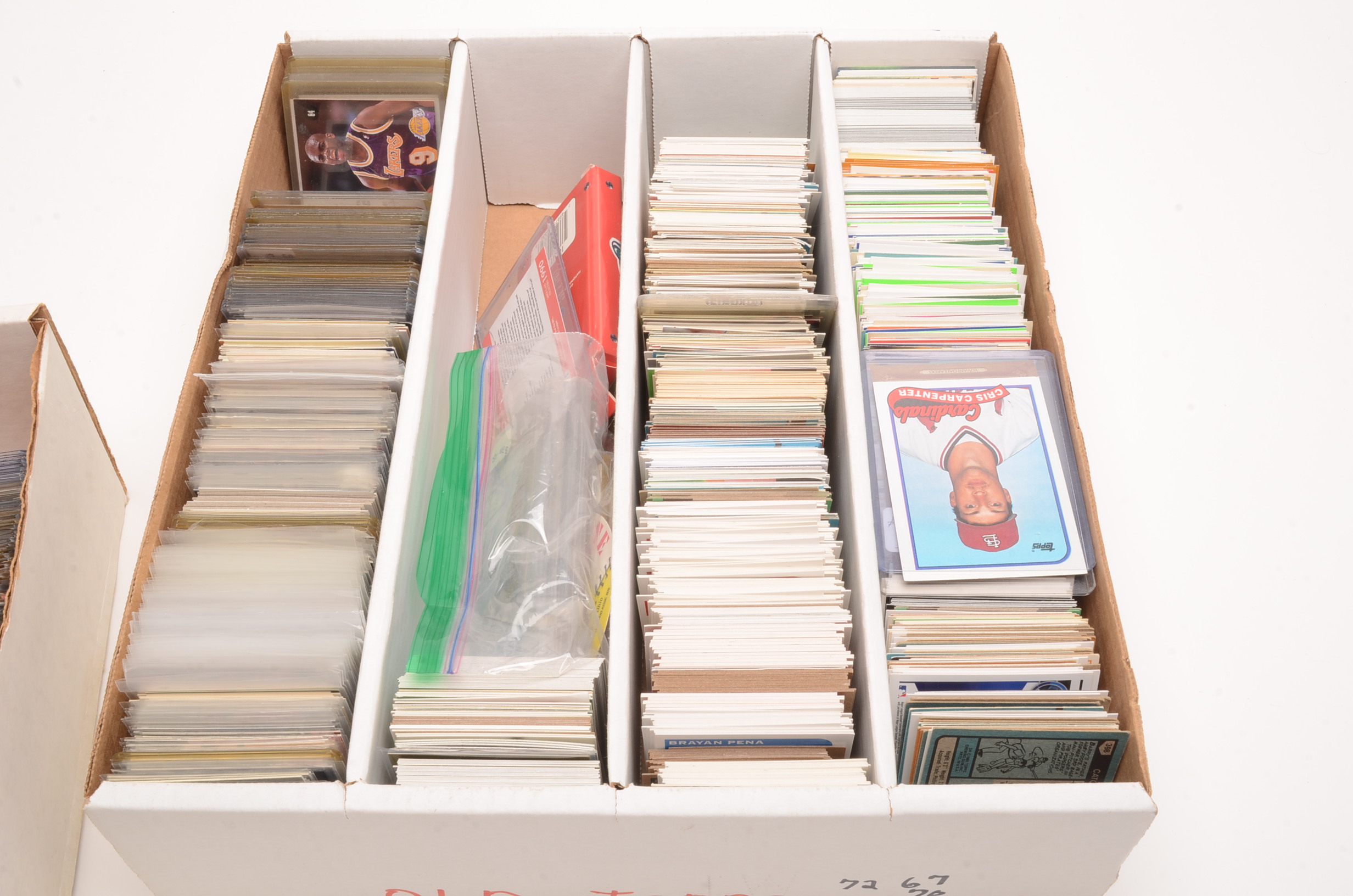 Assorted MLB Baseball, NFL Football and NBA Basketball Cards