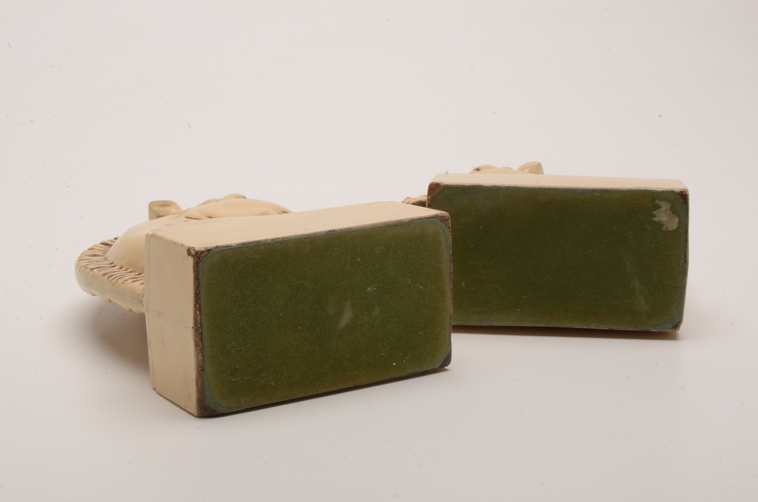 Ceramic Horse Head Bookends