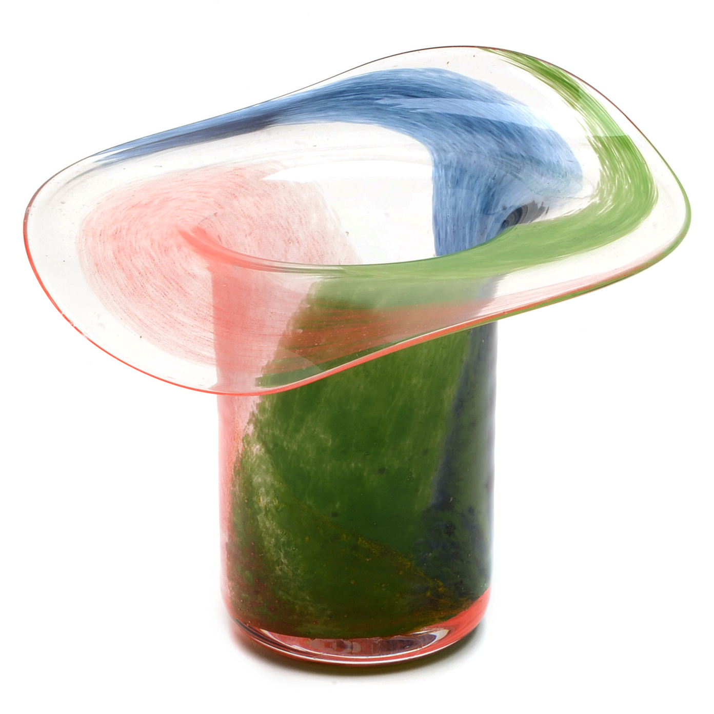 Vintage Norwegian Art Glass Vase