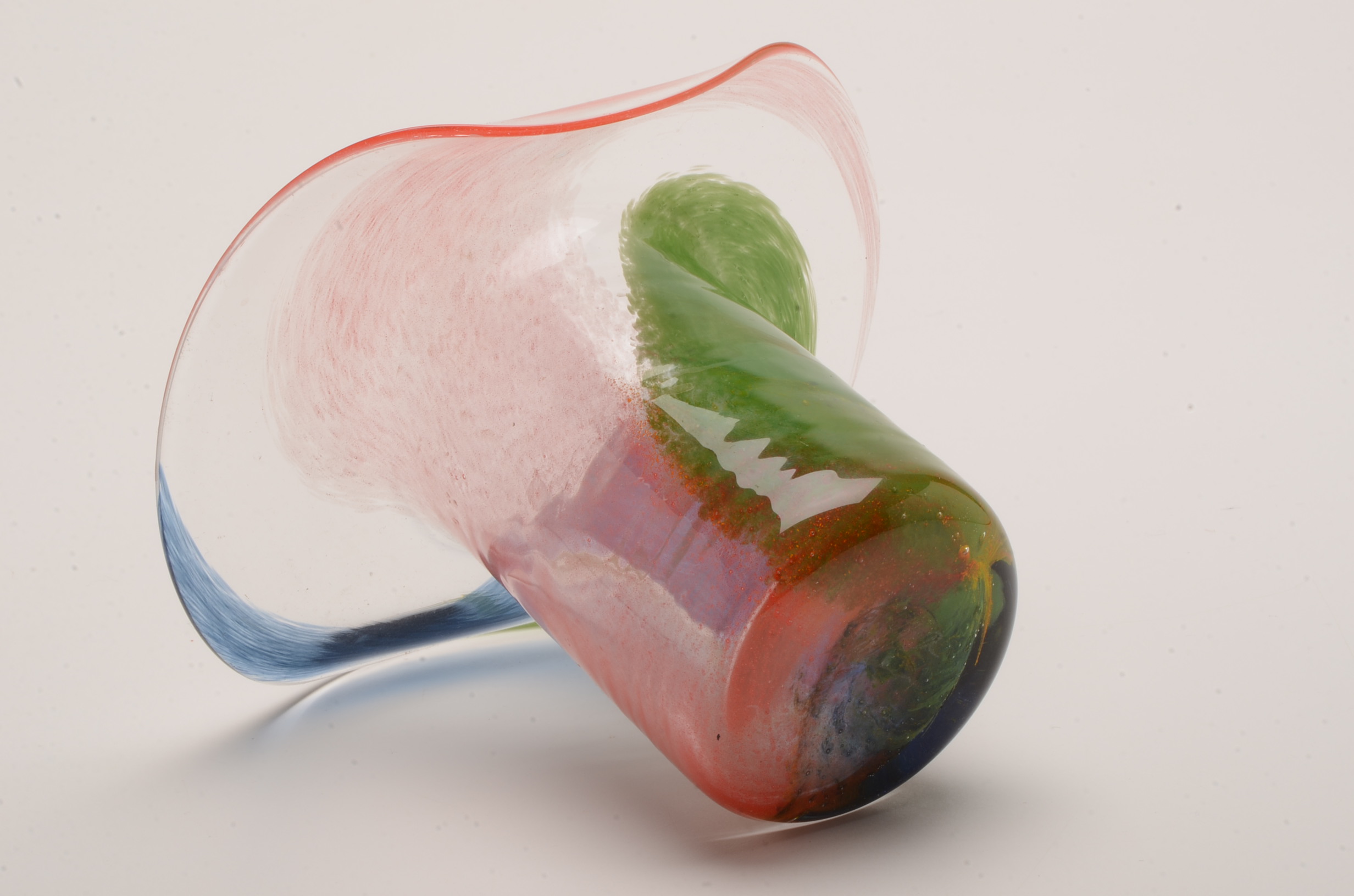 Vintage Norwegian Art Glass Vase