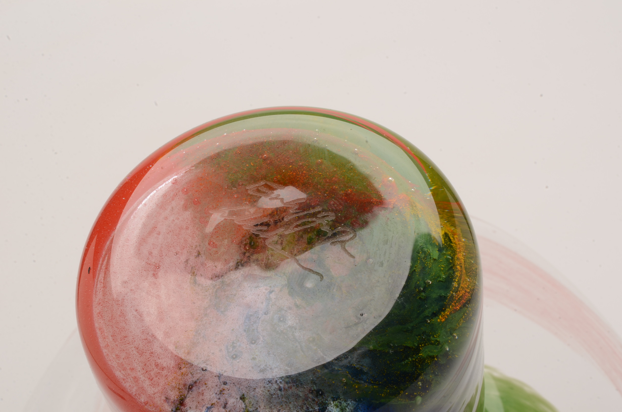 Vintage Norwegian Art Glass Vase