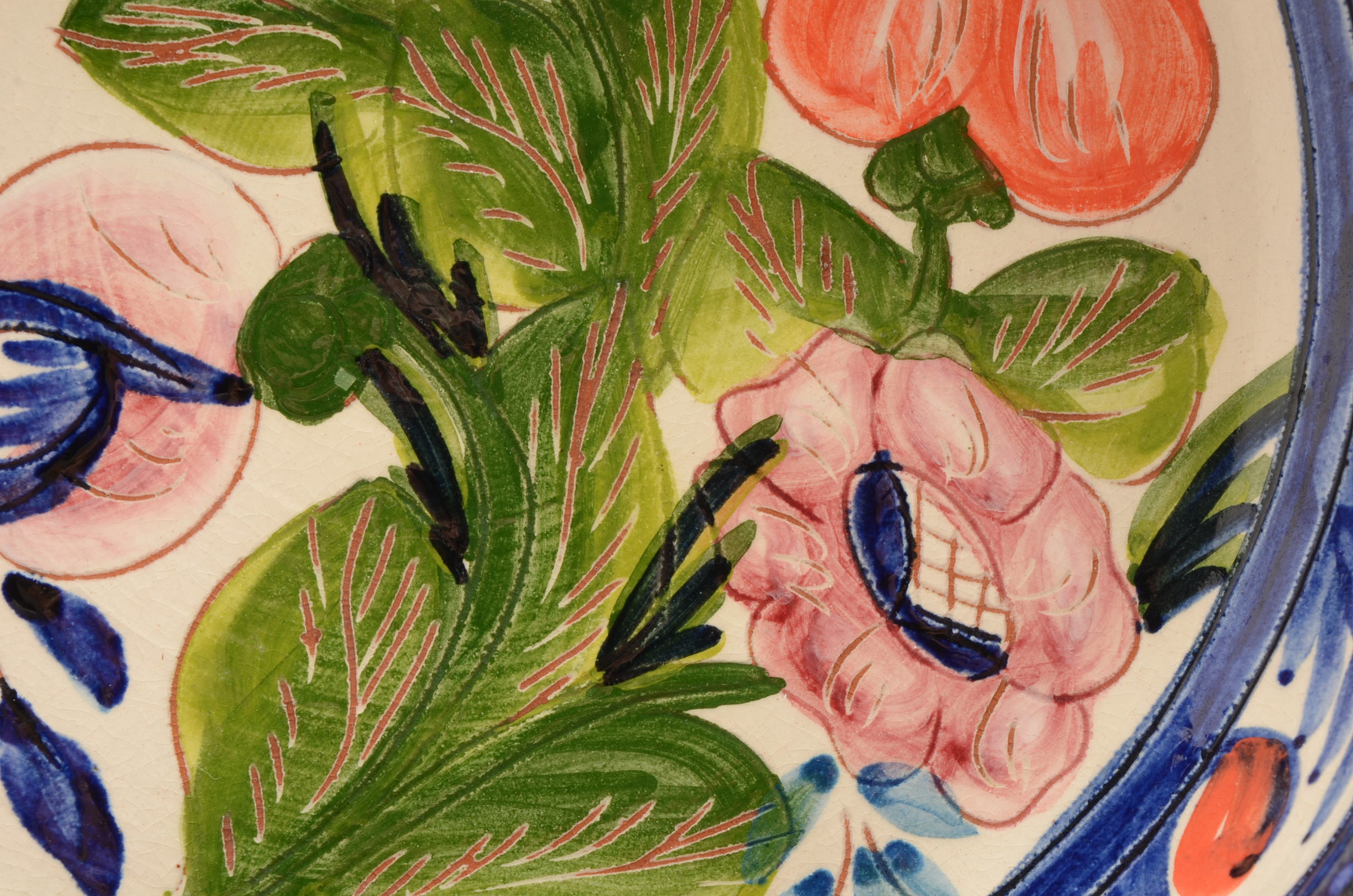 Signed Hand Thrown Portuguese Terra Cotta Bowl