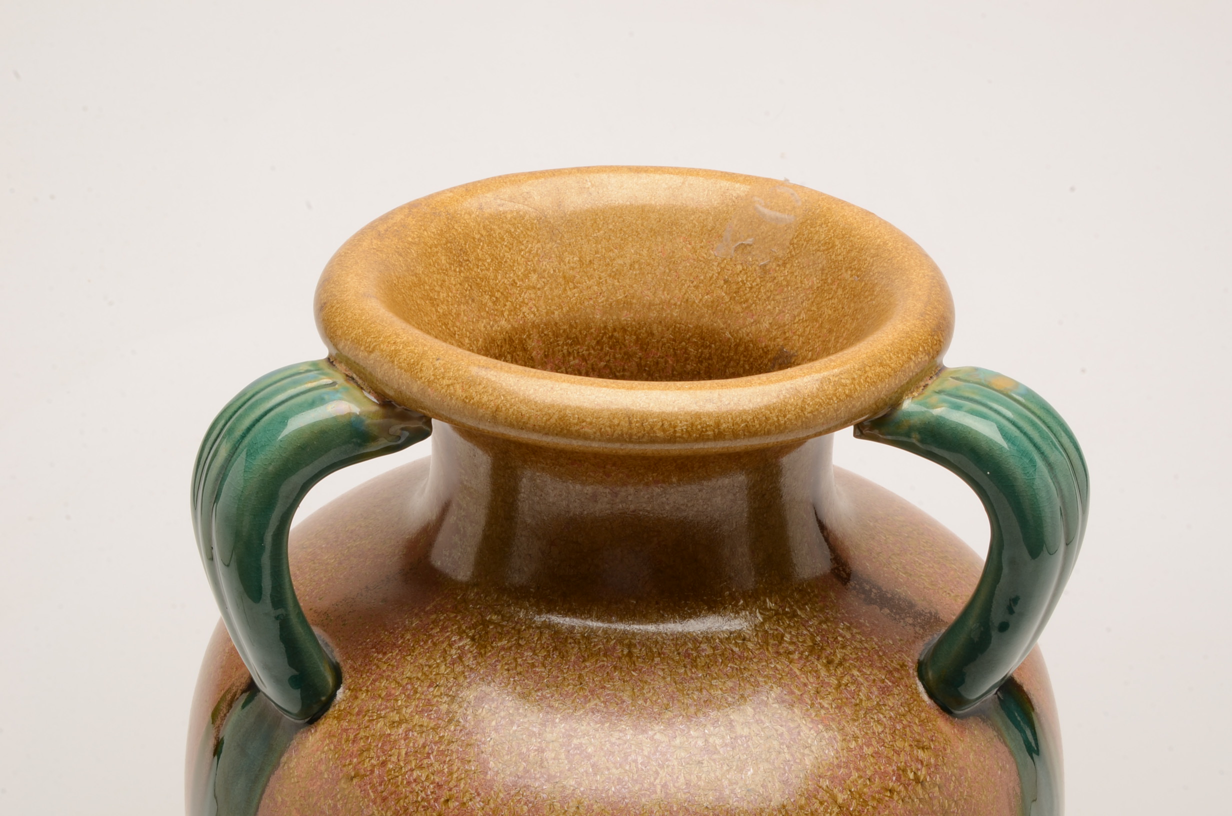 Three Handled Ceramic Vase
