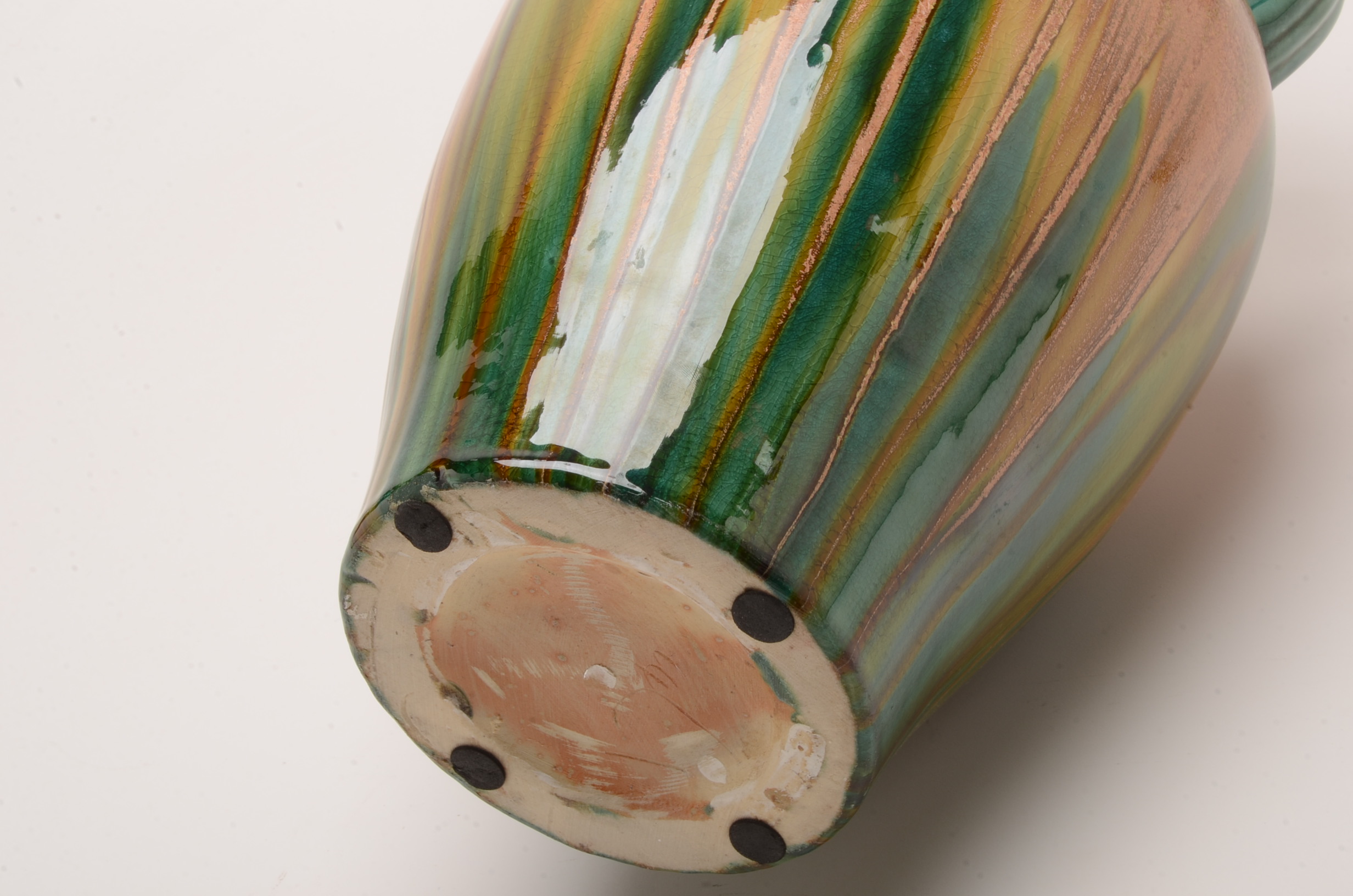 Three Handled Ceramic Vase