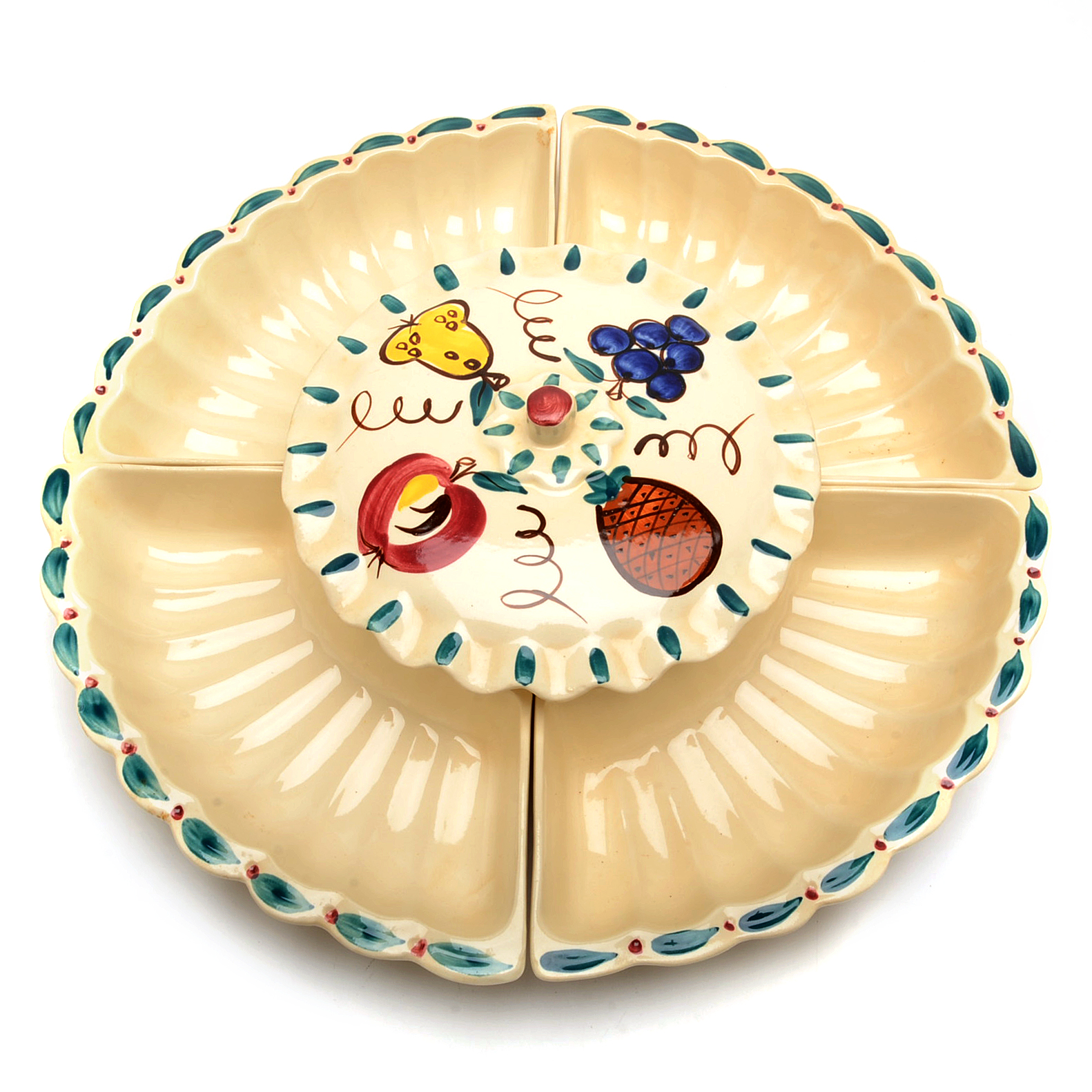 Vintage Ceramic Appetizer Server