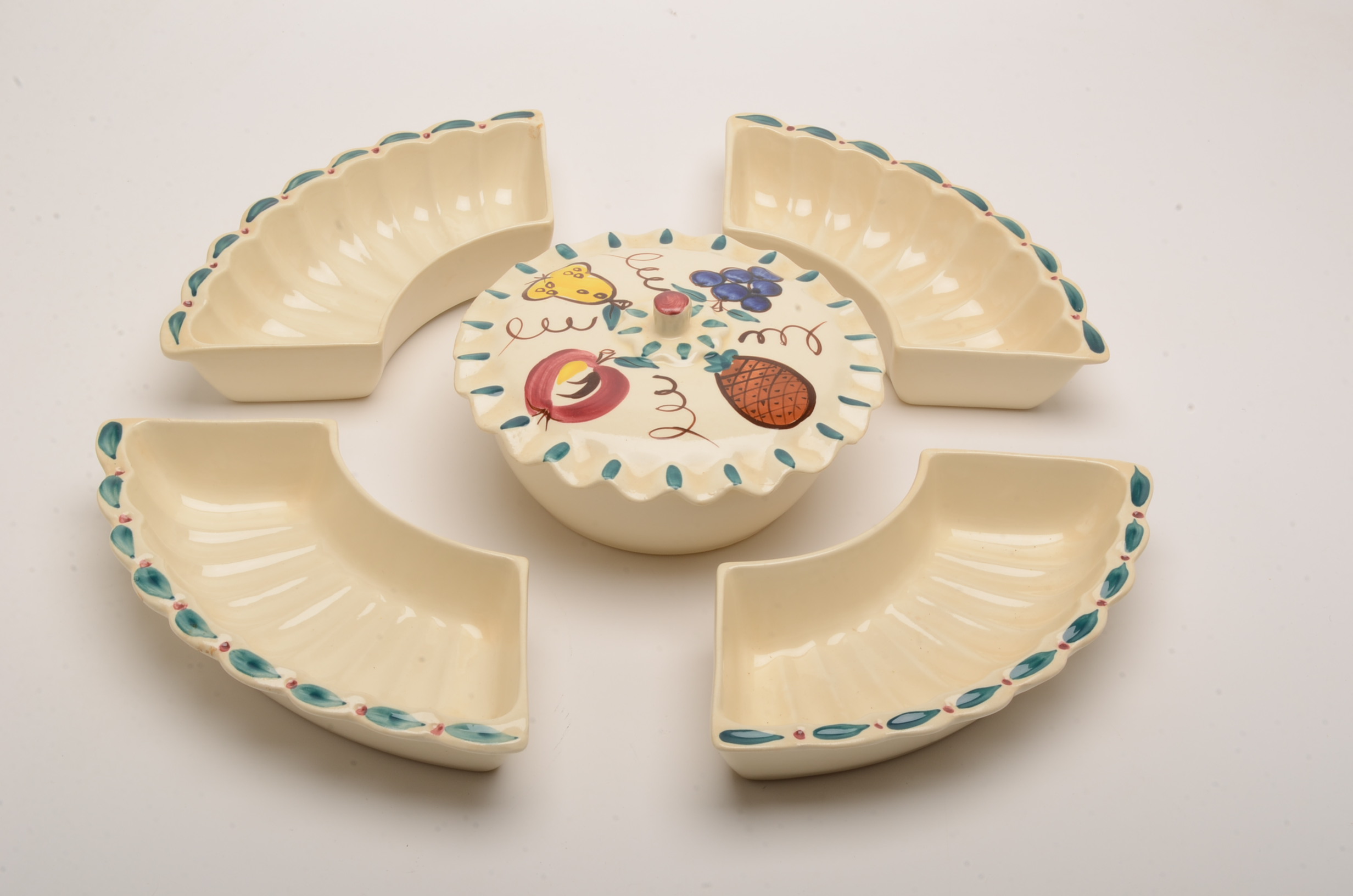 Vintage Ceramic Appetizer Server