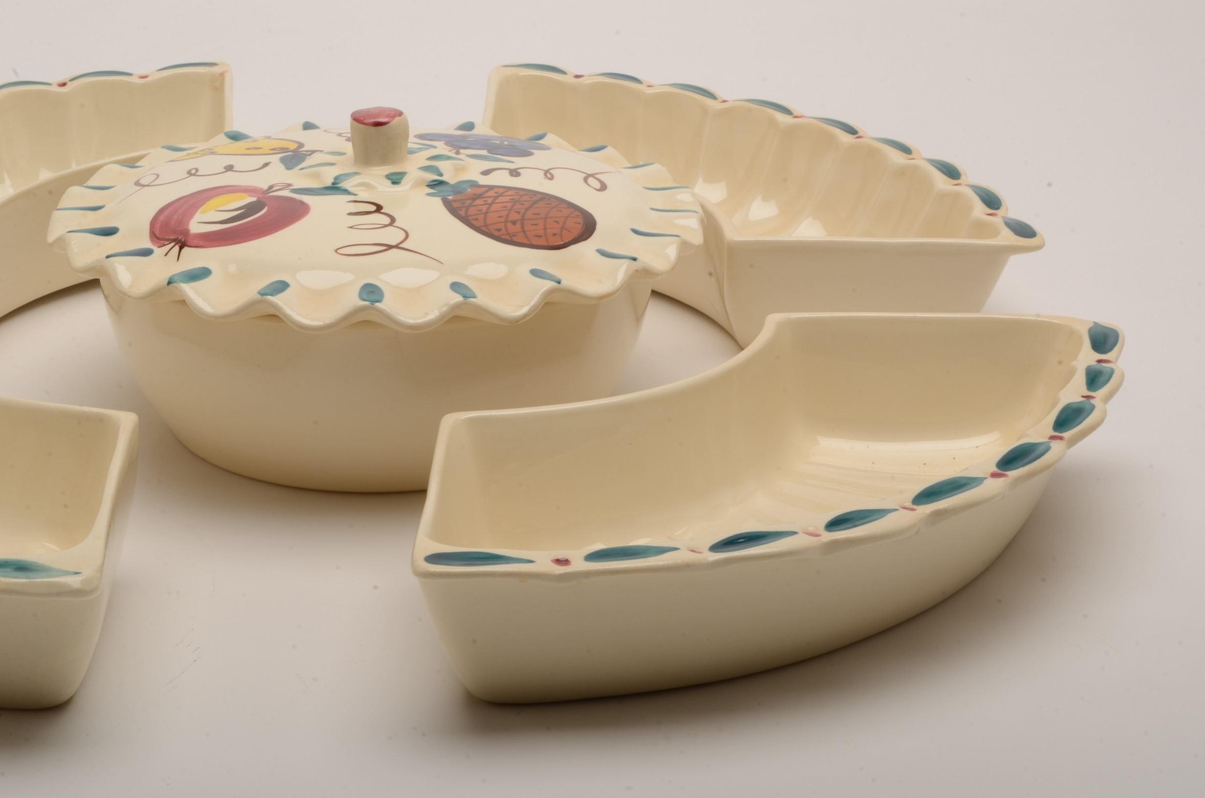 Vintage Ceramic Appetizer Server