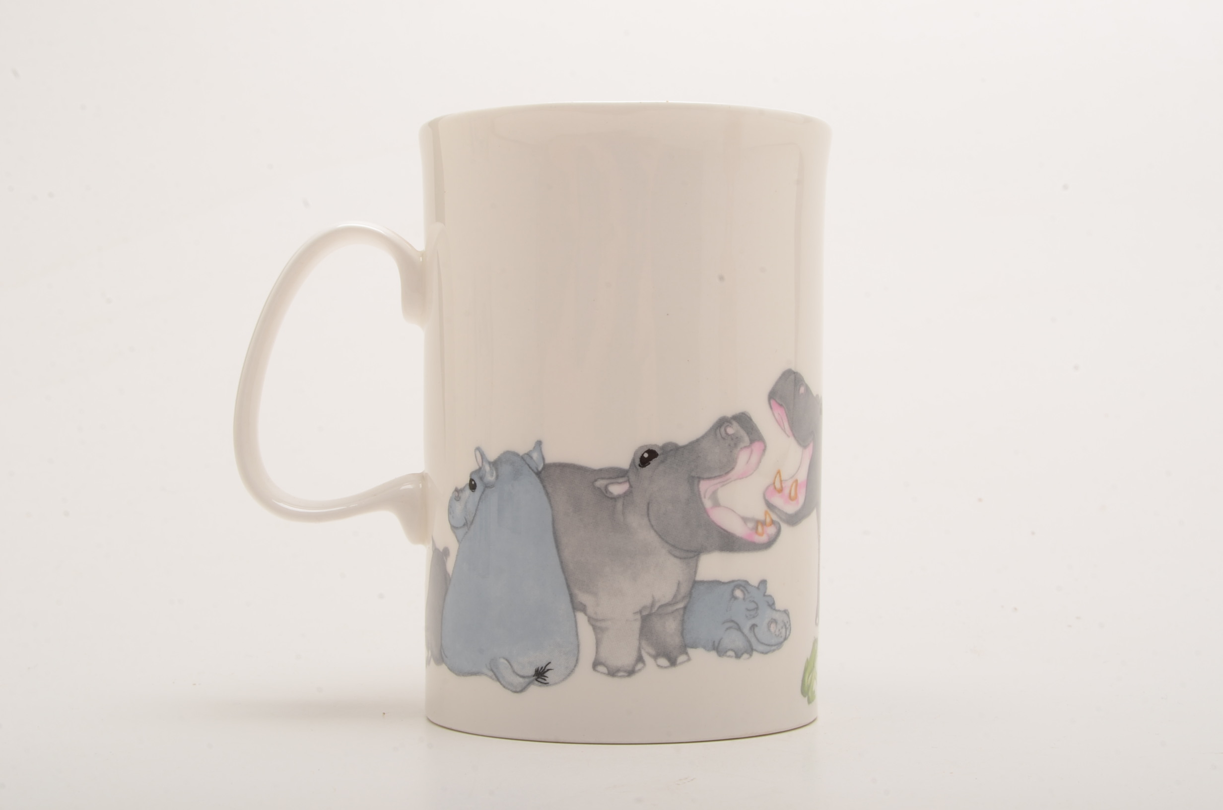 Assorted Hippopotamus Themed Mugs