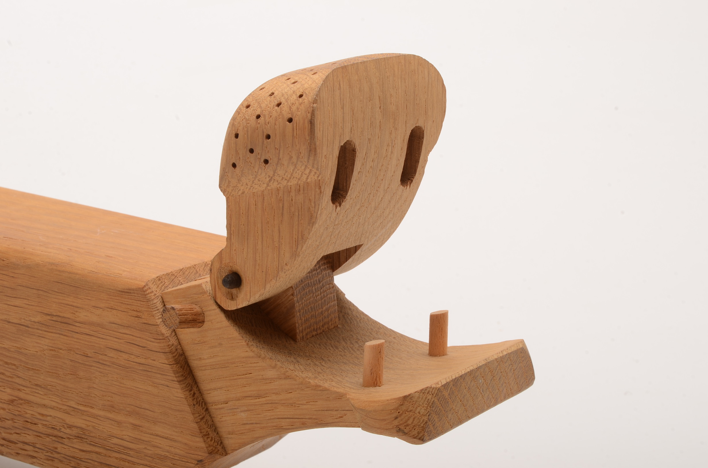 Assorted Wood Hippopotamus Figurines, Including Kay Bojesen