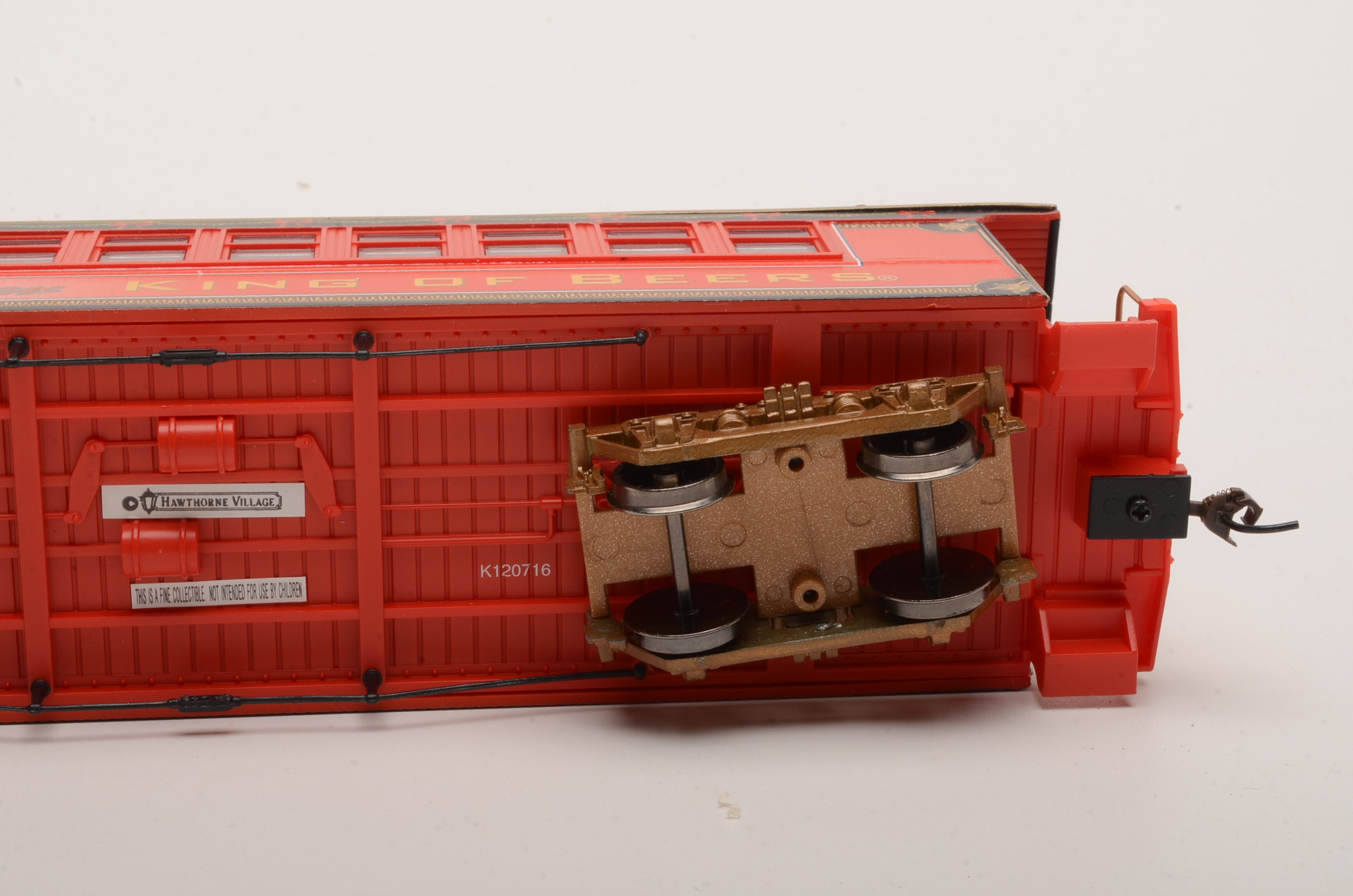 Bachmann Hawthorne Village "Budweiser Holiday Express" Train Set