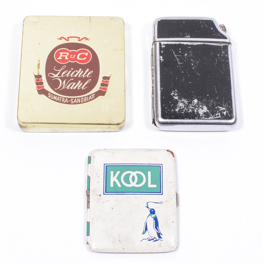 Vintage Cigarette/Cigarillo Cases