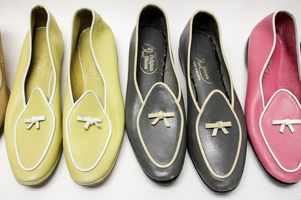 Women's Prada, Meucci and Belgian Shoes Loafers