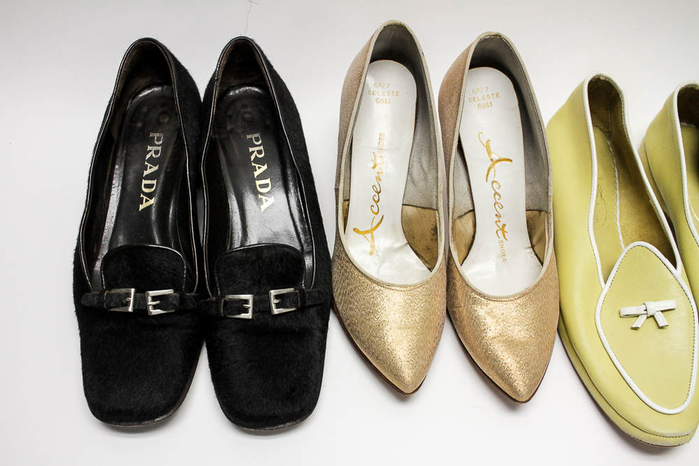 Women's Prada, Meucci and Belgian Shoes Loafers