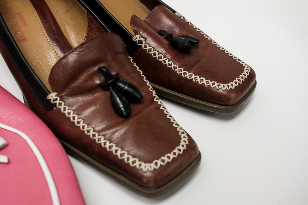 Women's Prada, Meucci and Belgian Shoes Loafers