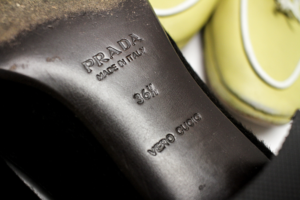 Women's Prada, Meucci and Belgian Shoes Loafers