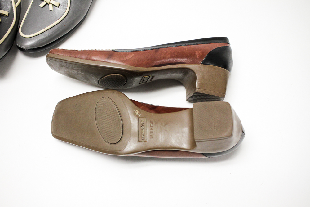 Women's Prada, Meucci and Belgian Shoes Loafers