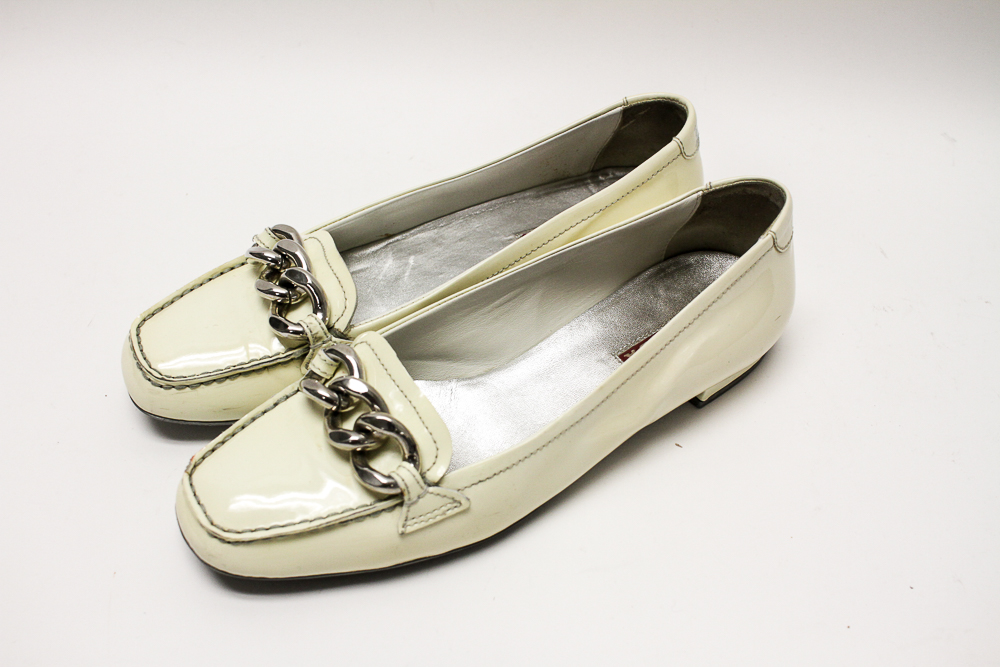 Women's Prada, Yves Saint Laurent and Salvatore Ferragamo Loafers