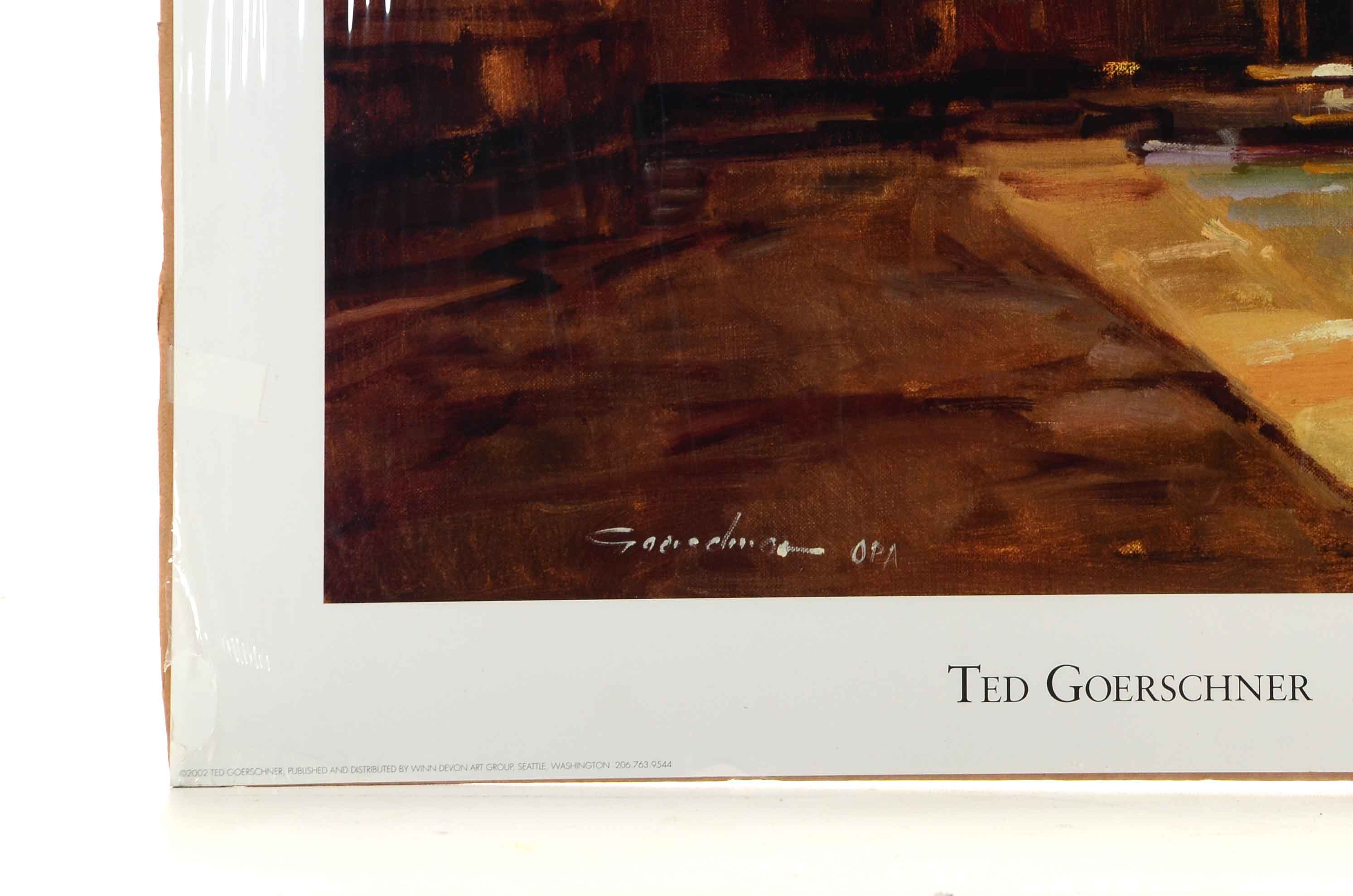 Ted Goerschner Signed Offset Lithograph after "Morning Harbor"