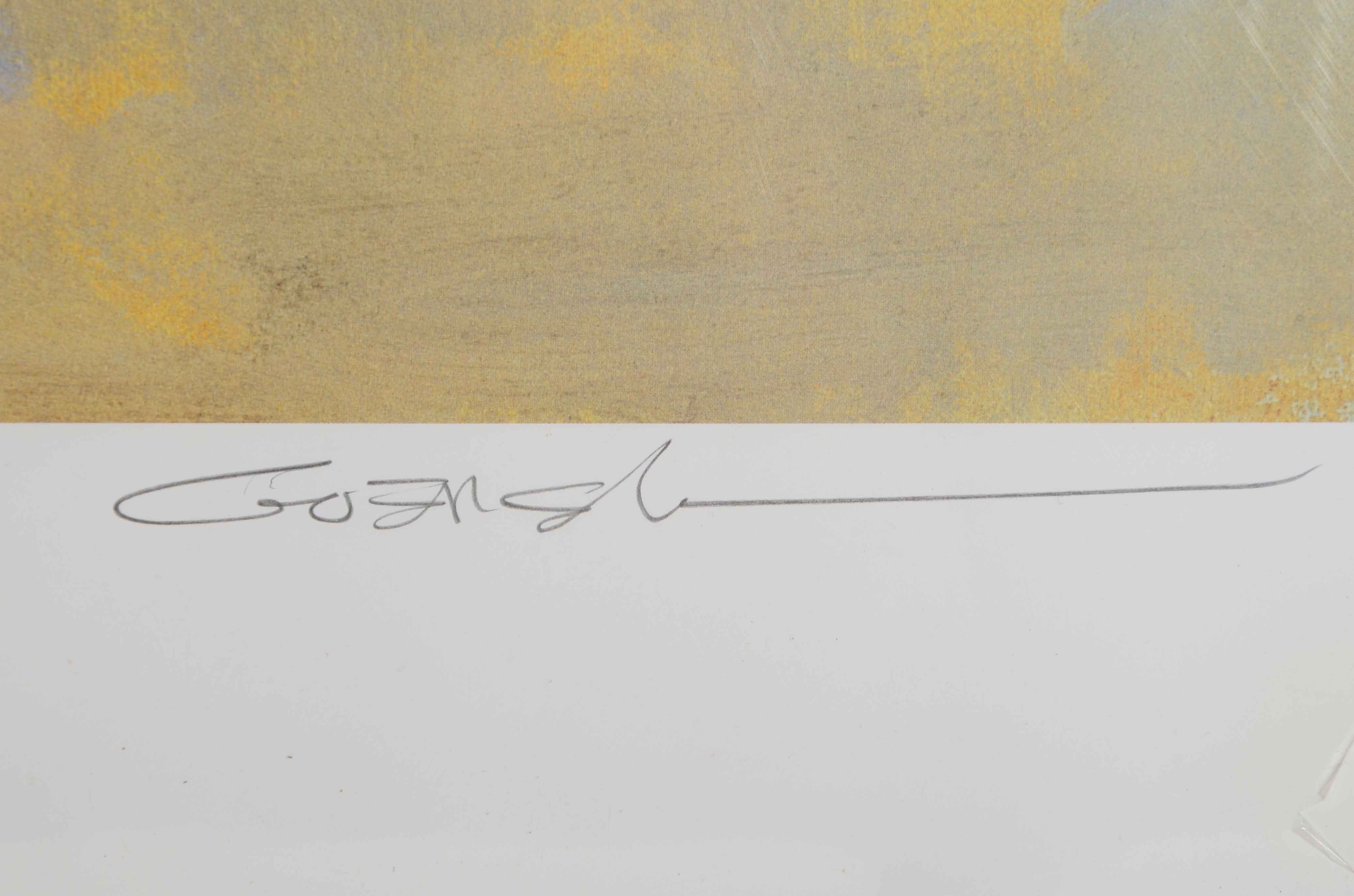 Ted Goerschner Signed Offset Lithograph after "Morning Harbor"