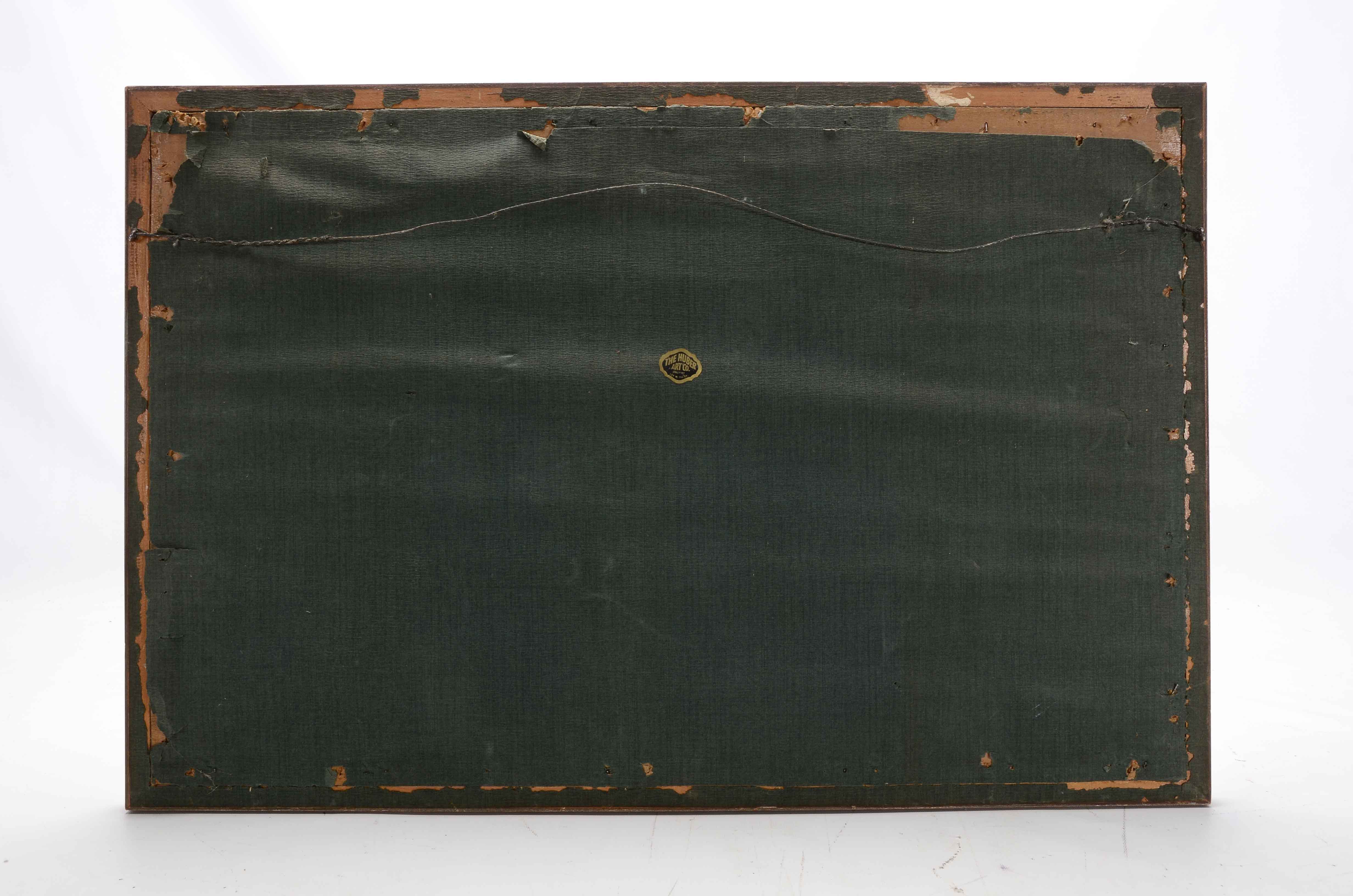 Watercolor Painting on Fabric of a Nautical Scene