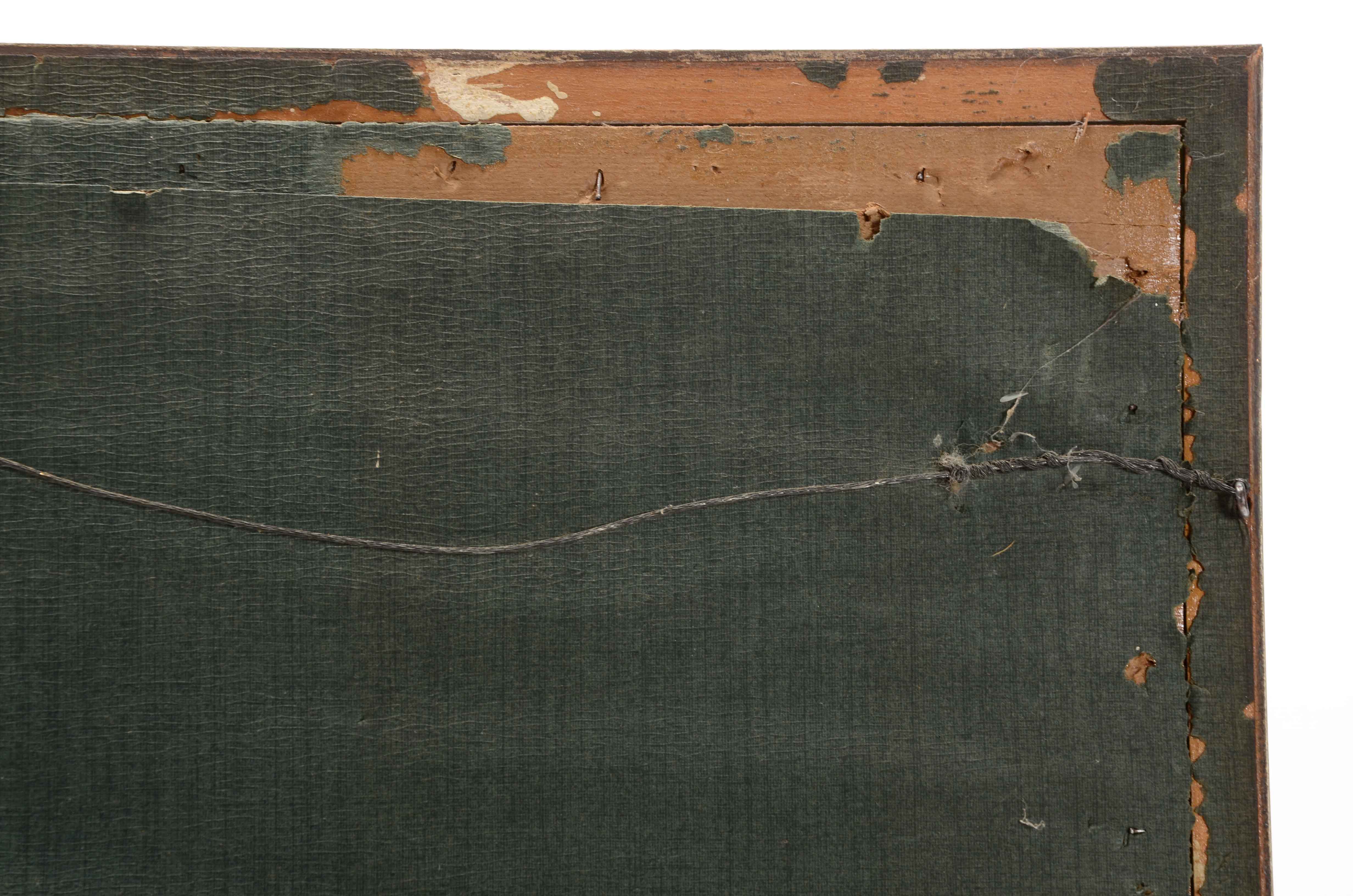 Watercolor Painting on Fabric of a Nautical Scene