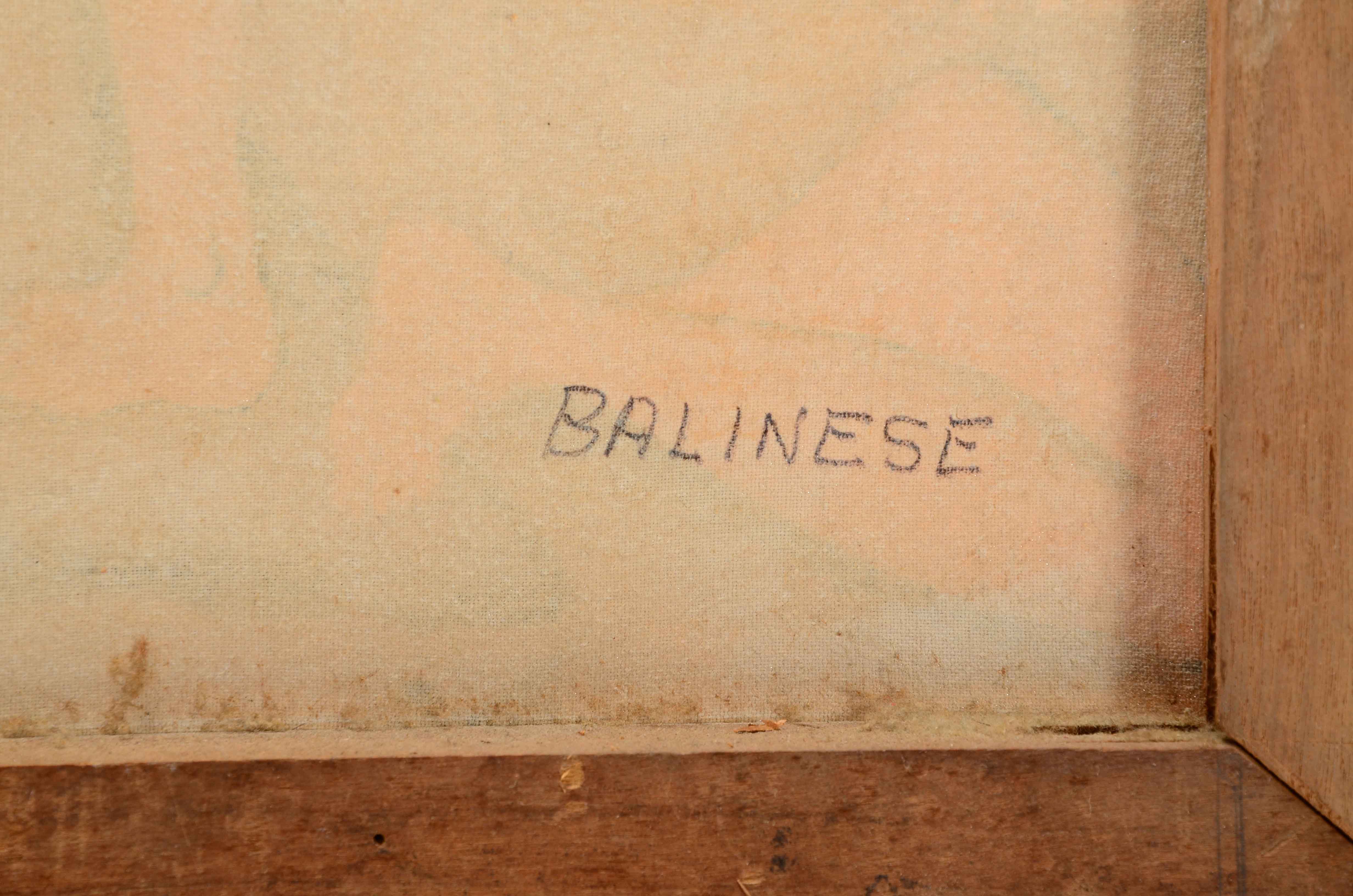 Balinese Batik Painting on Fabric