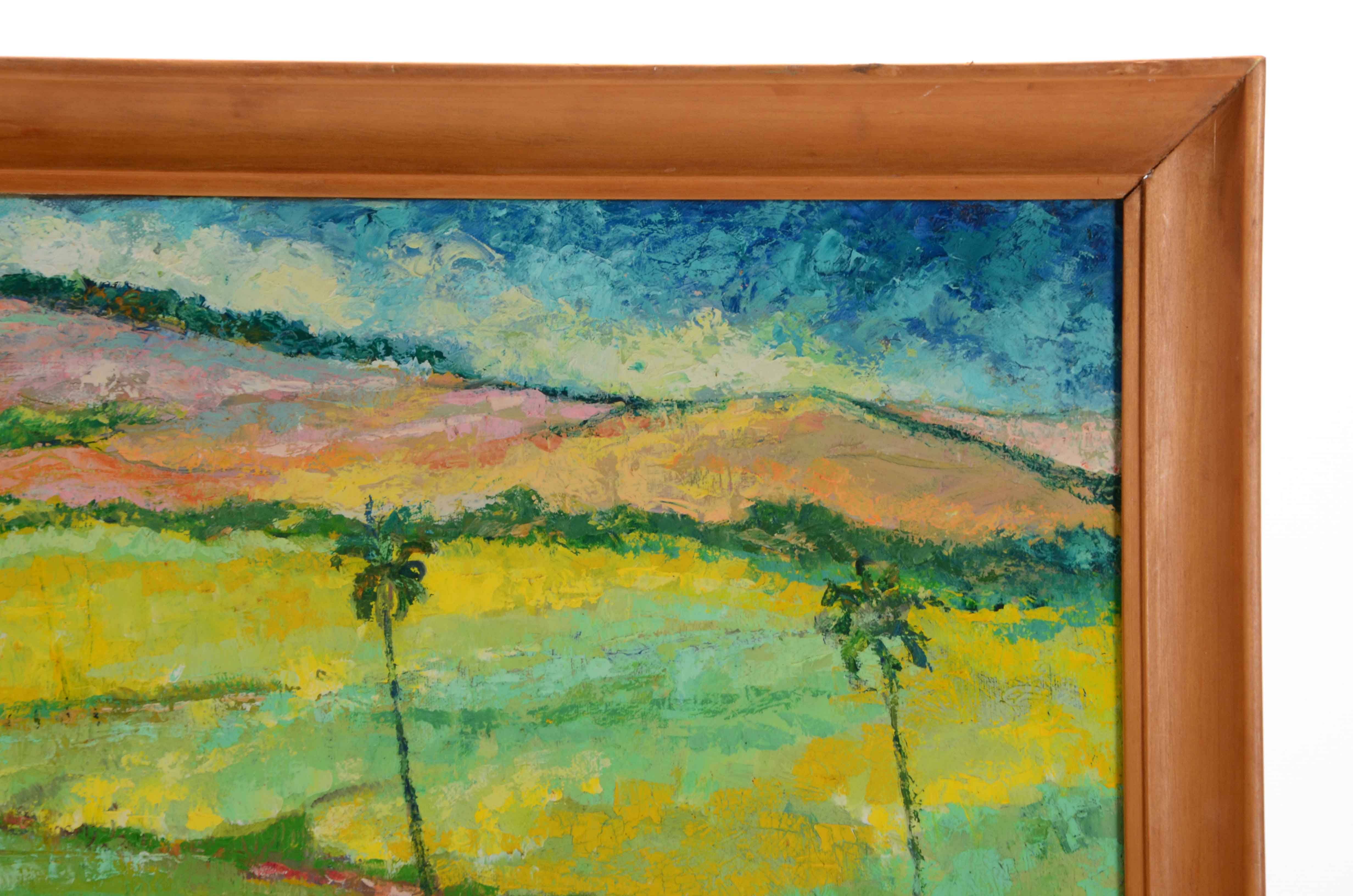 Roseli Hakim Oil Painting of a Tropical Landscape