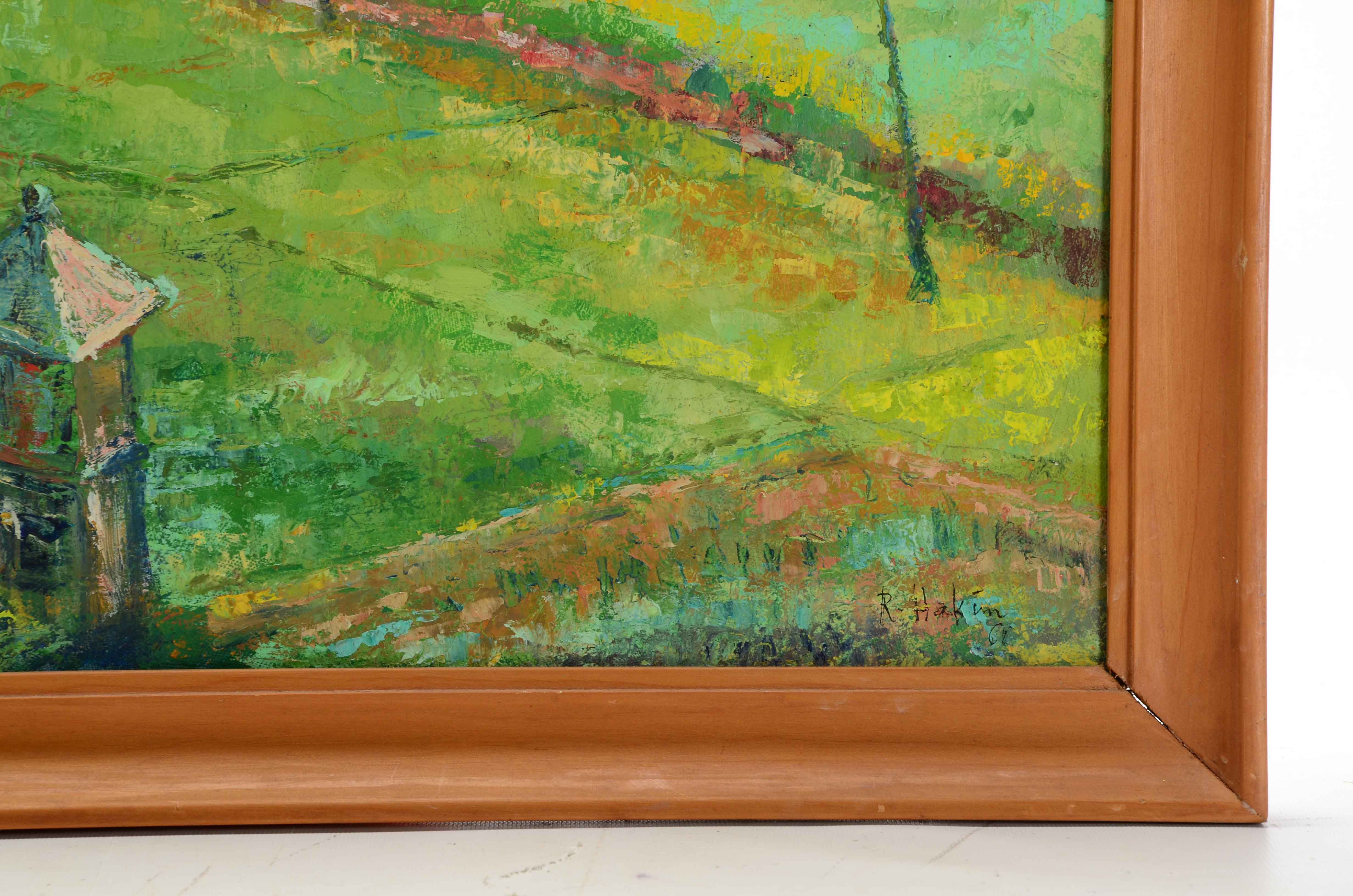 Roseli Hakim Oil Painting of a Tropical Landscape