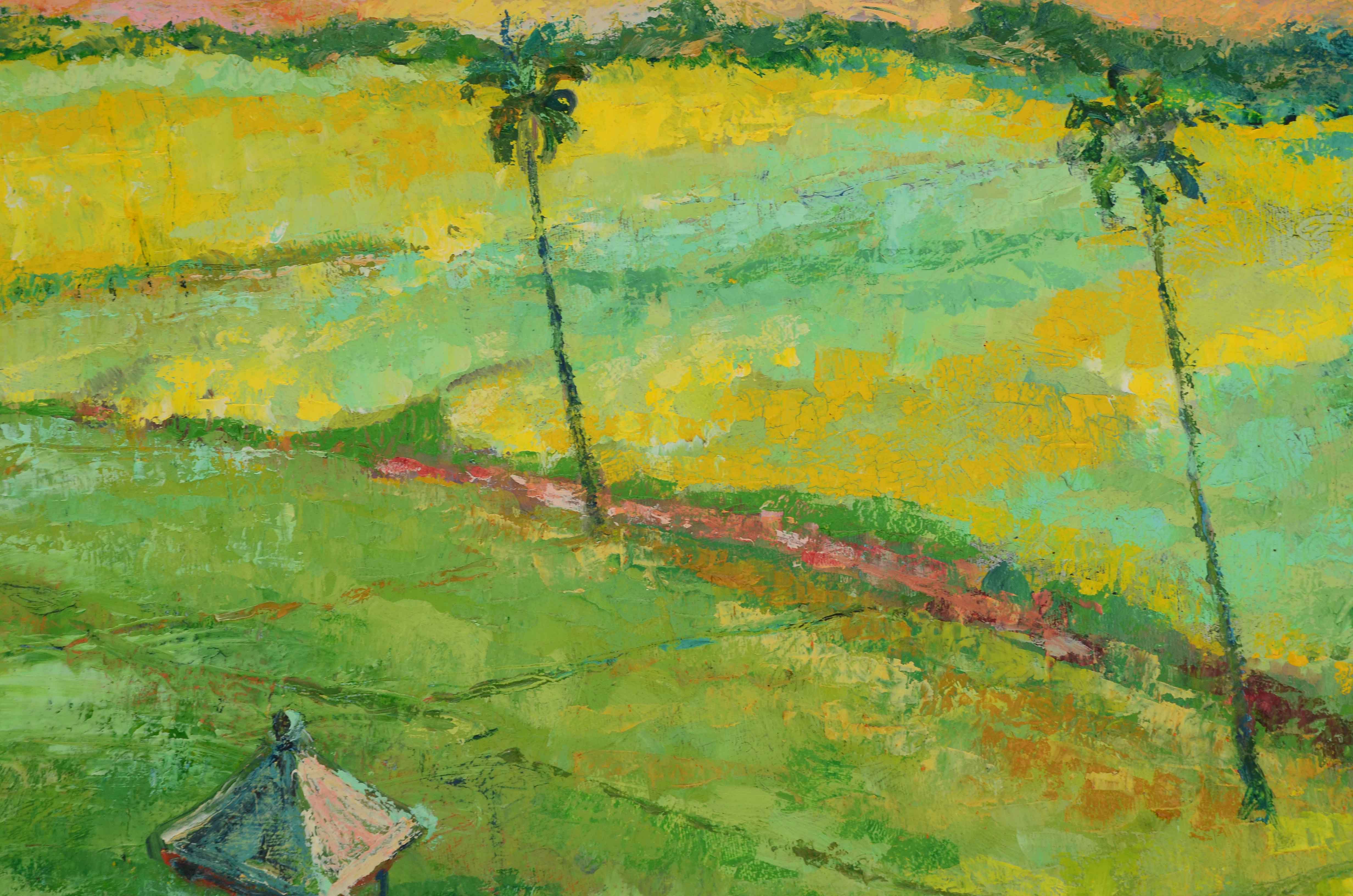 Roseli Hakim Oil Painting of a Tropical Landscape