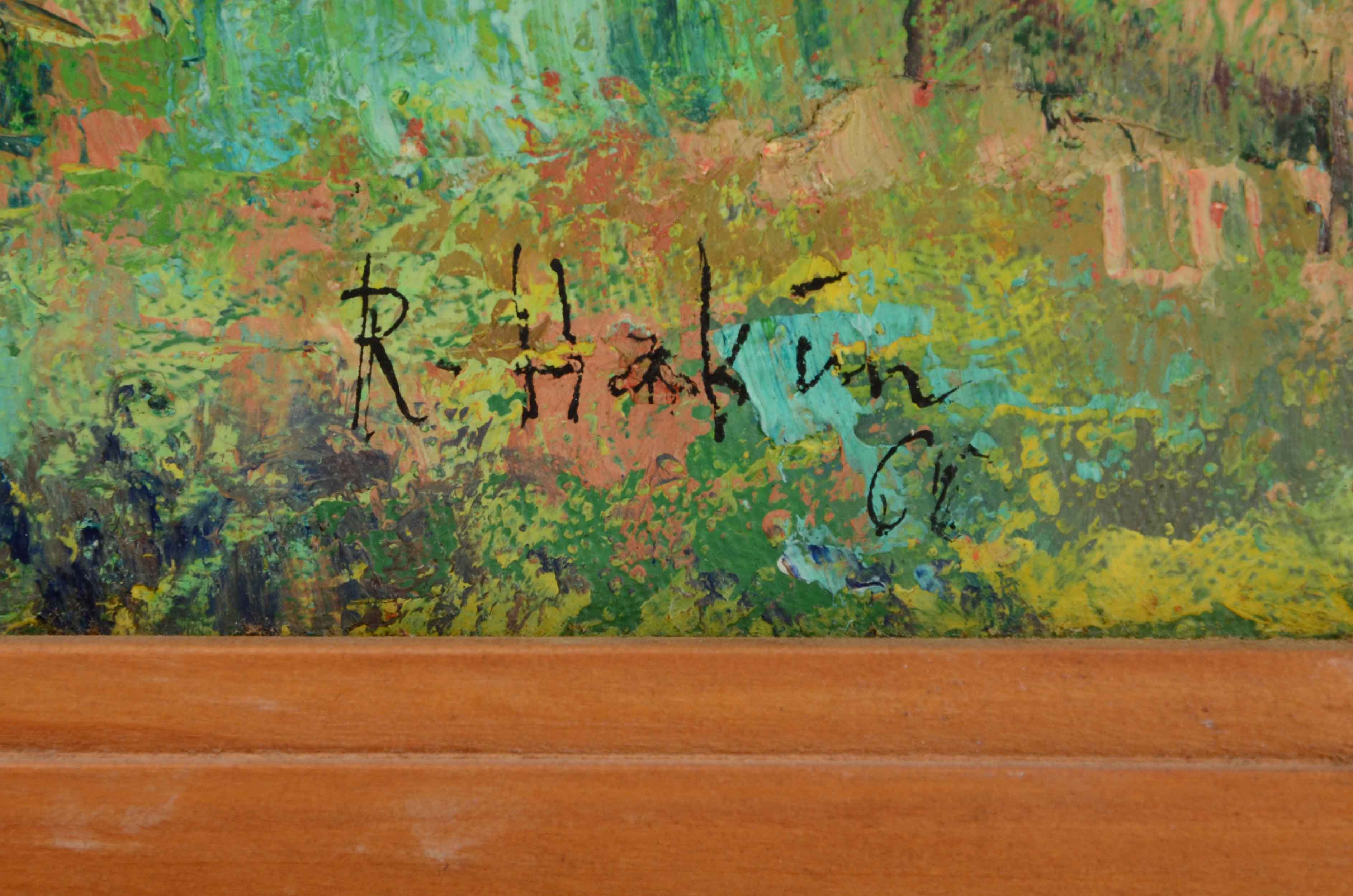 Roseli Hakim Oil Painting of a Tropical Landscape