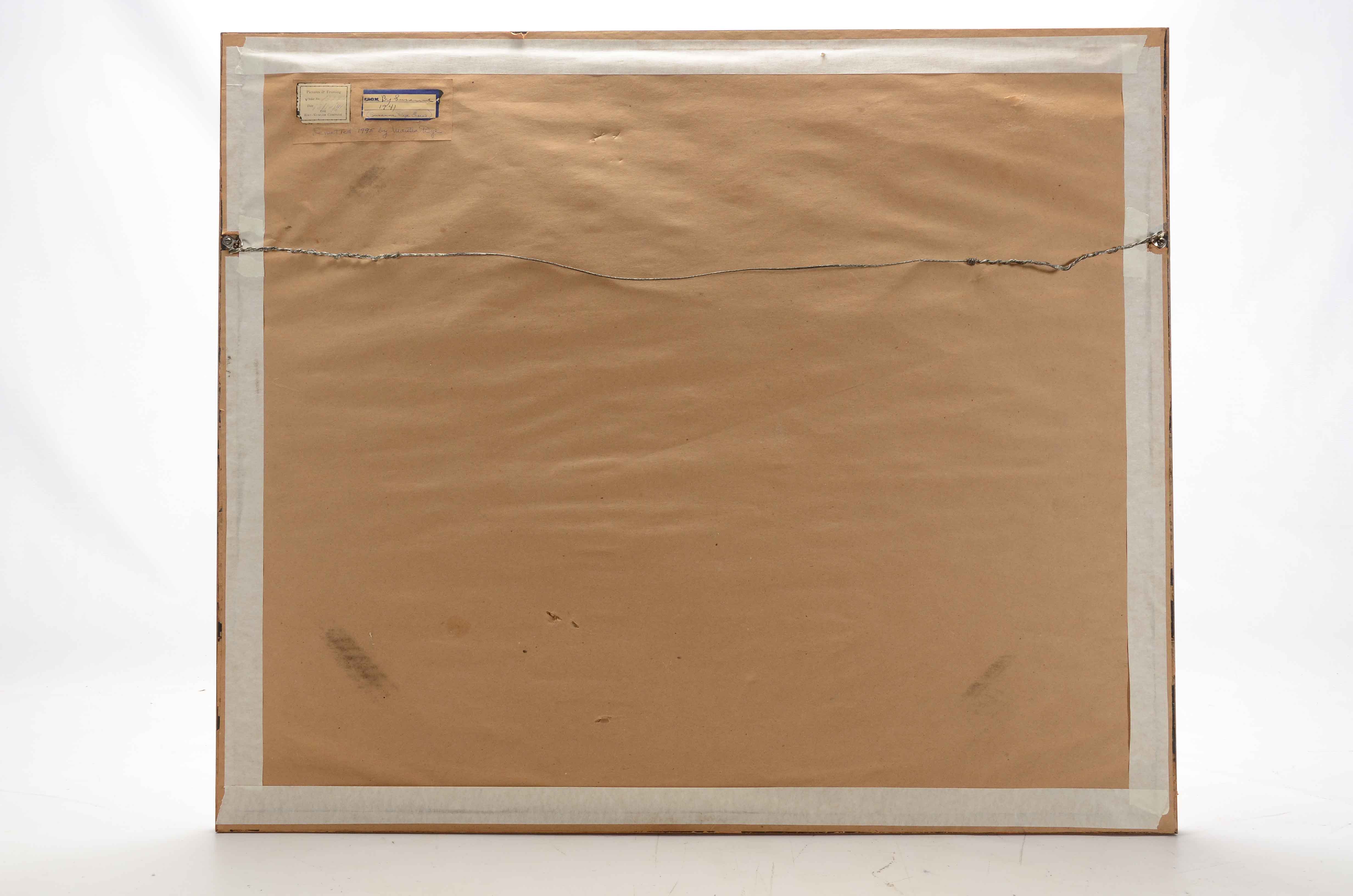 Susanna Dye Ernst Watercolor of Harbor Scene