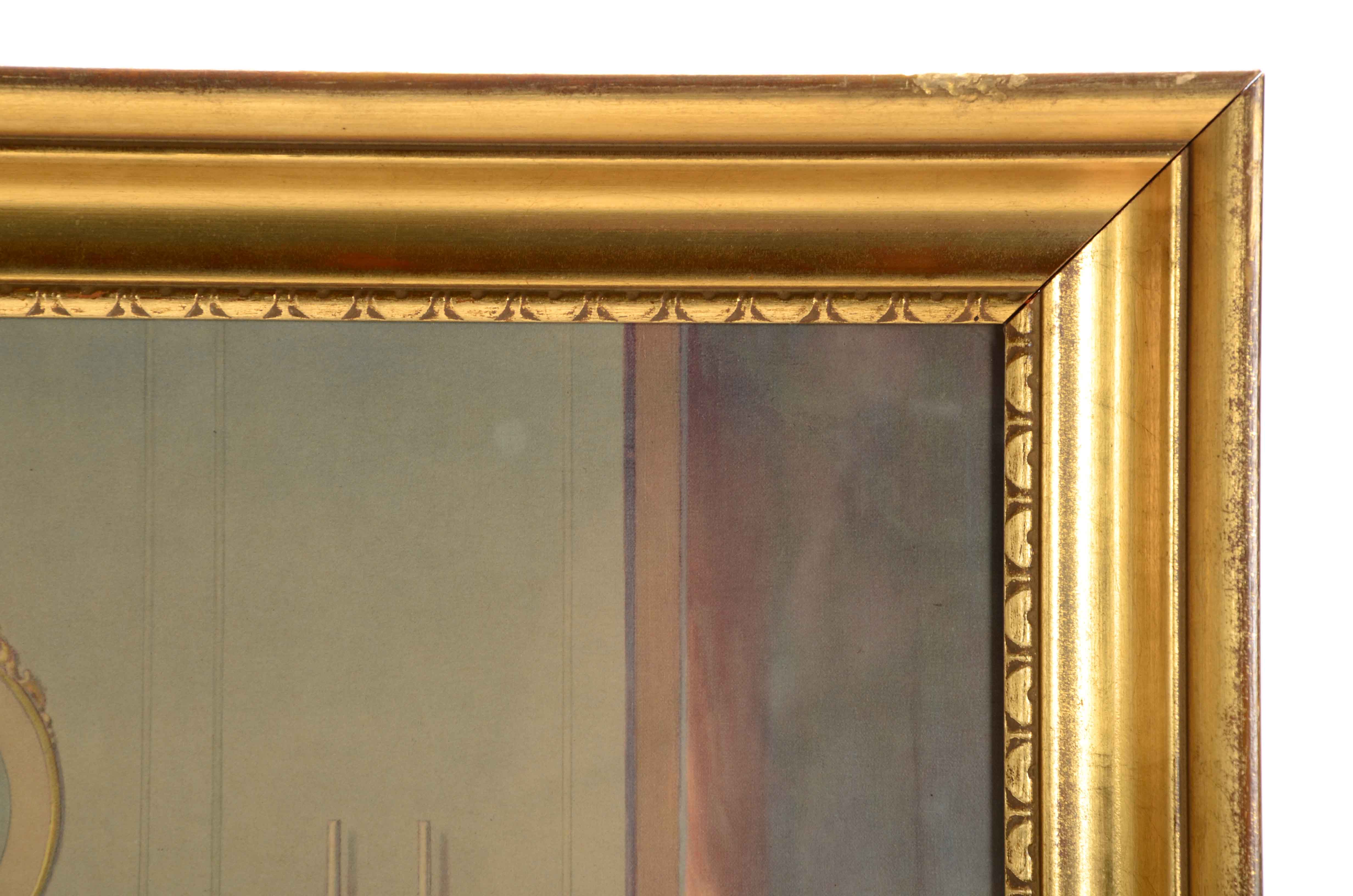 Louis Jambor Offset Lithograph after "The Message"