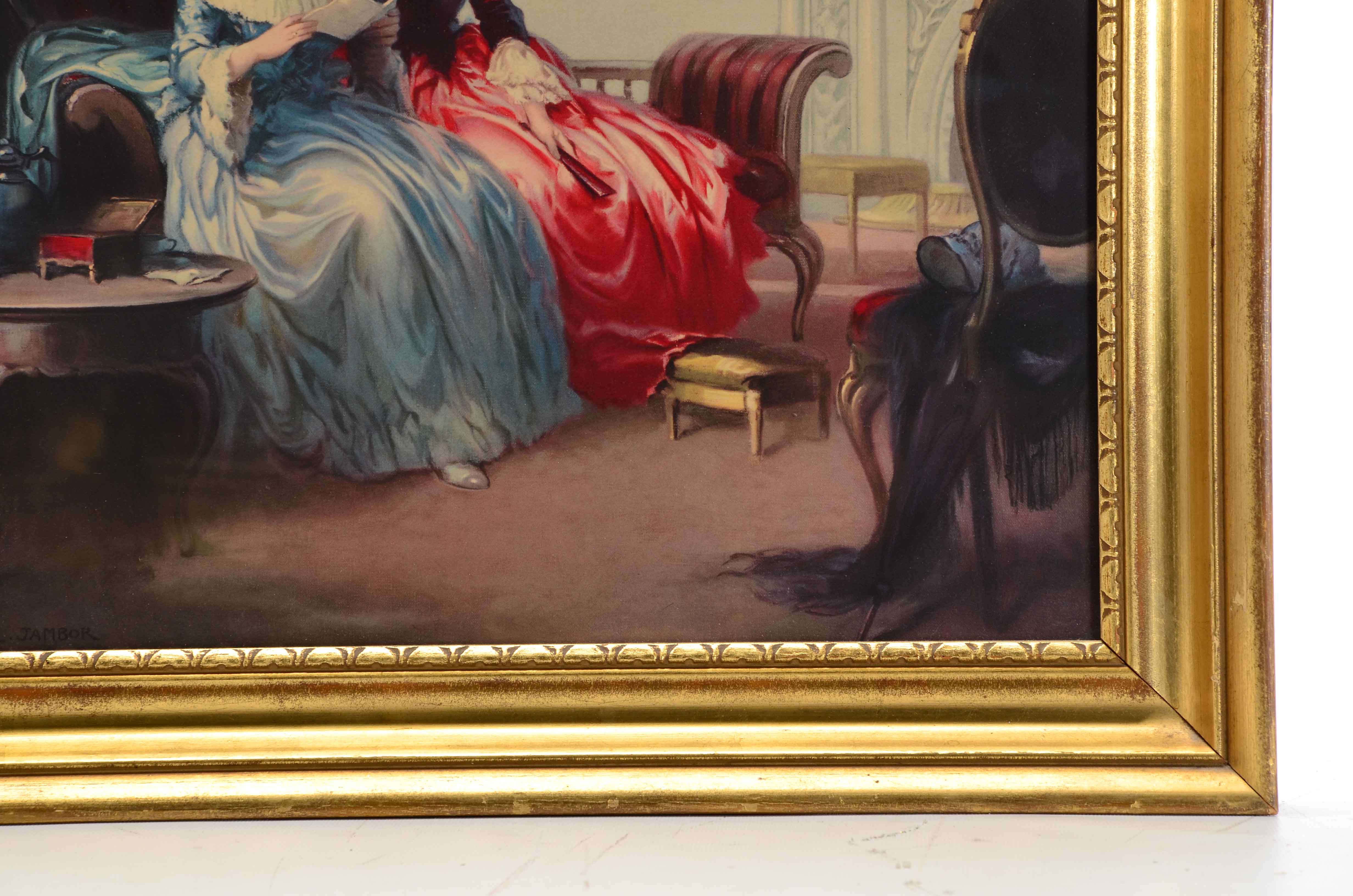 Louis Jambor Offset Lithograph after "The Message"