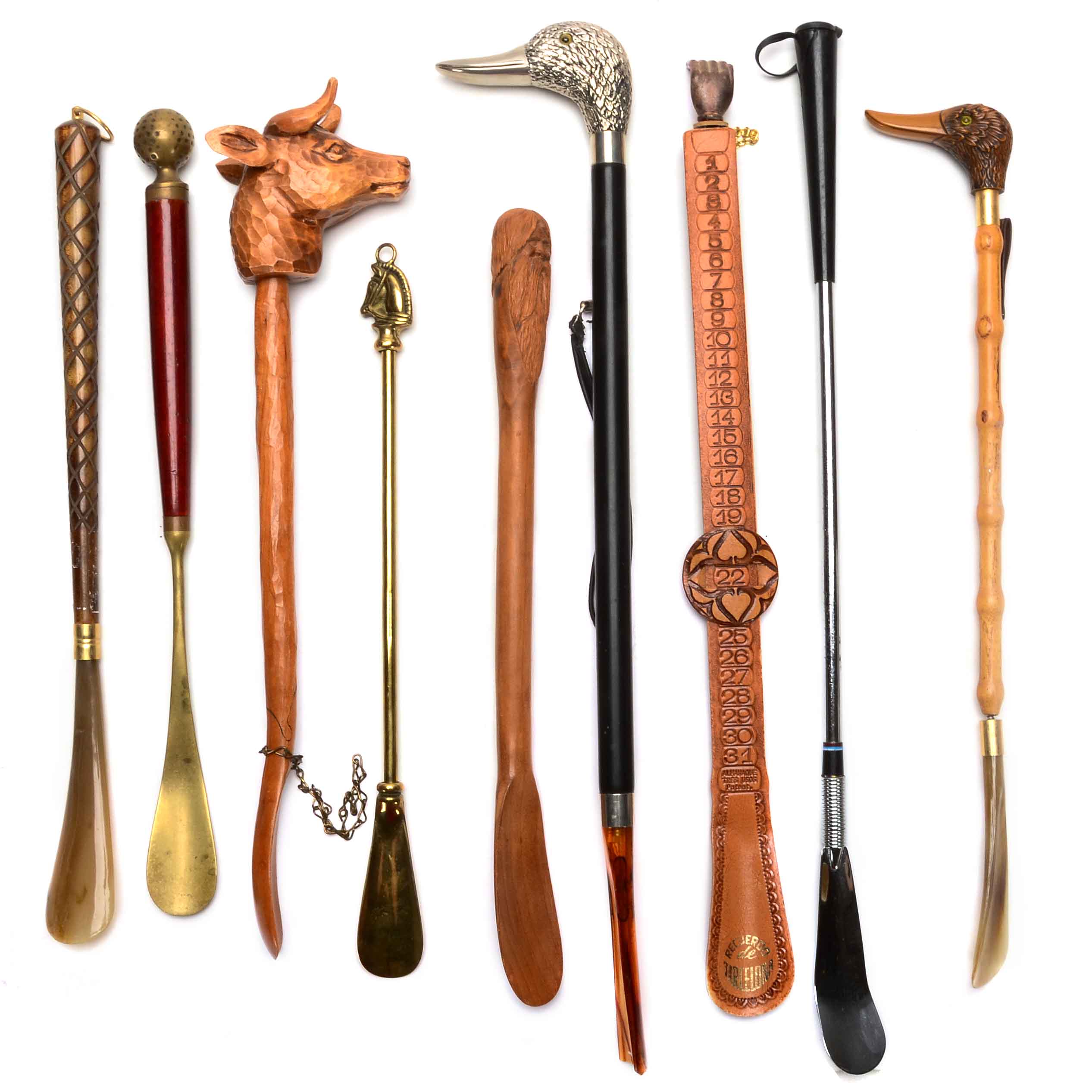 Assorted Vintage Boot Horns