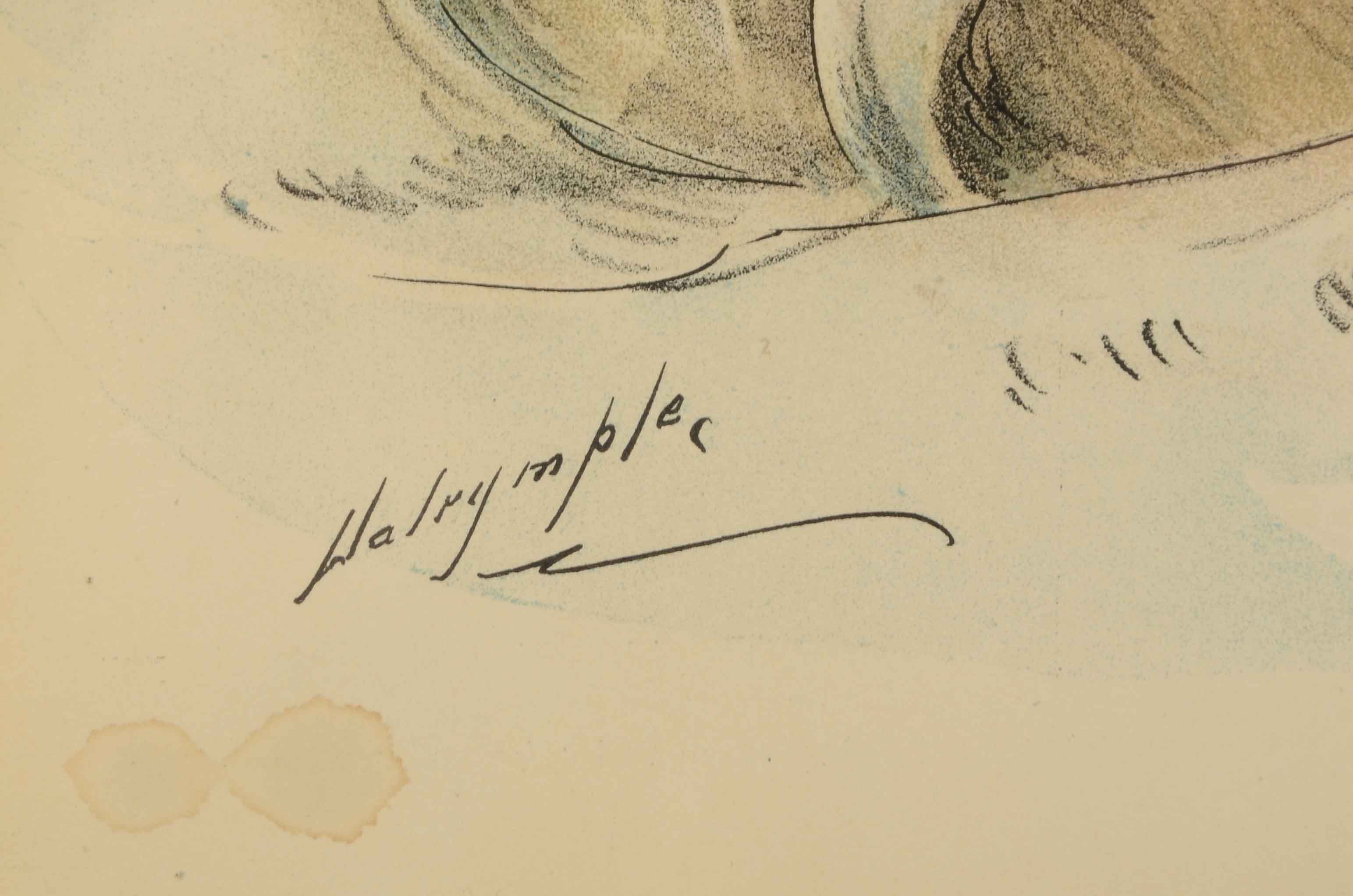 L. Dalrymple Puck Magazine Chromolithograph "A Funny Lot of Life-Savers"