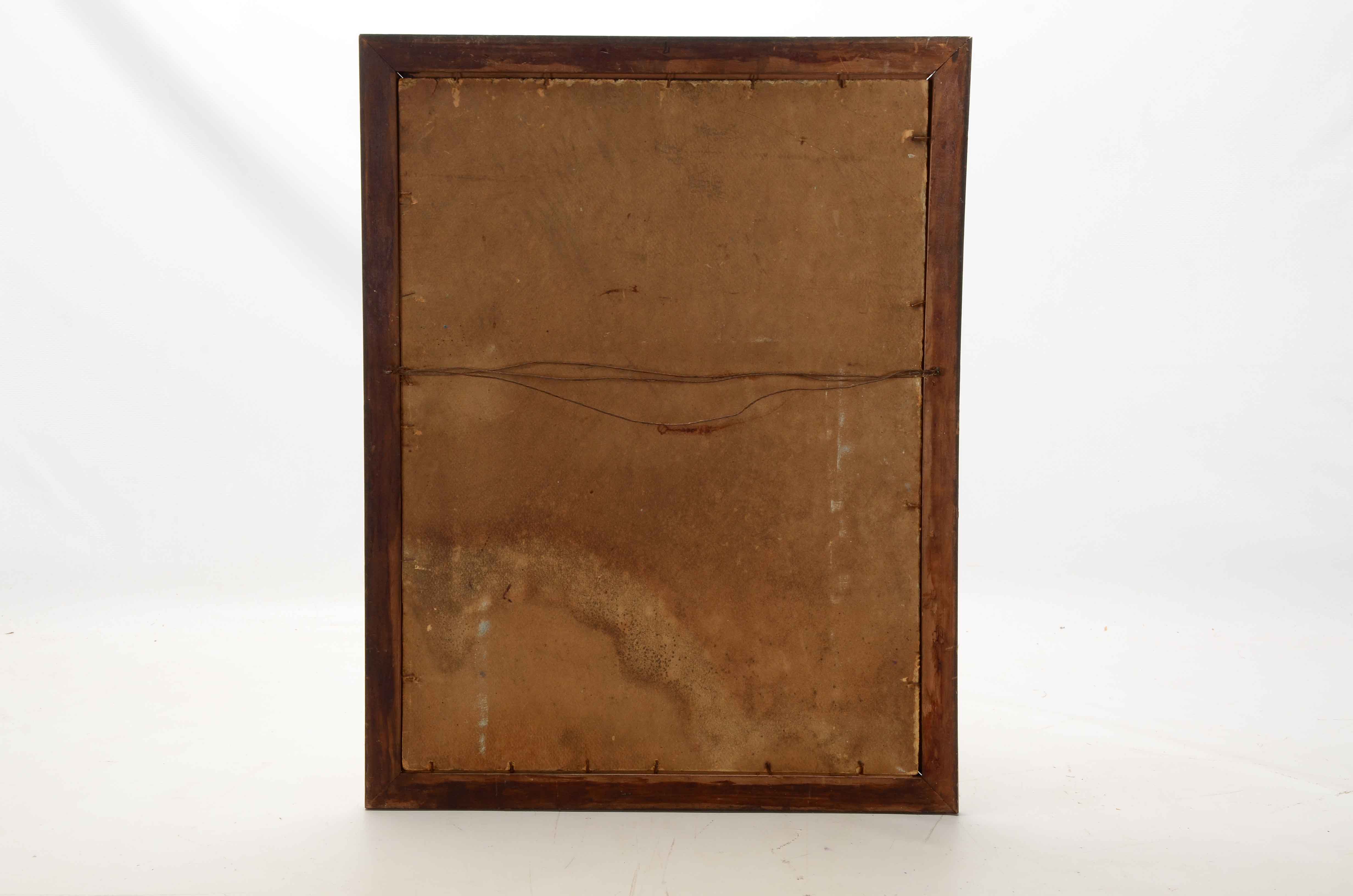 A.H. Beecher Oil Painting of a Landscape